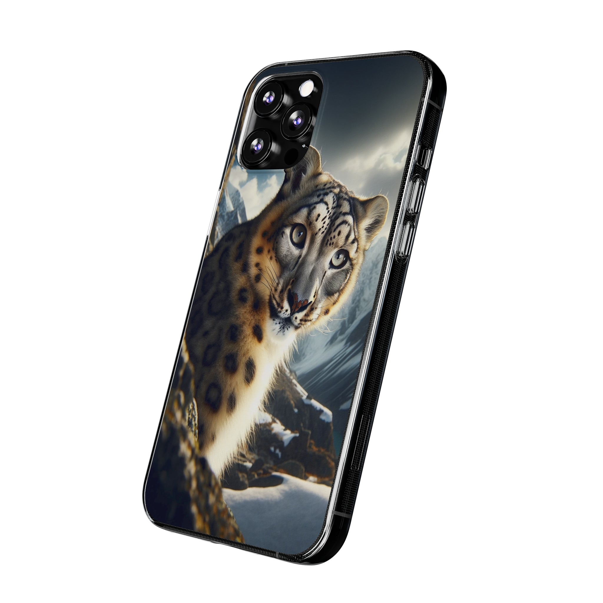 Snow Leopard - Soft Phone Case