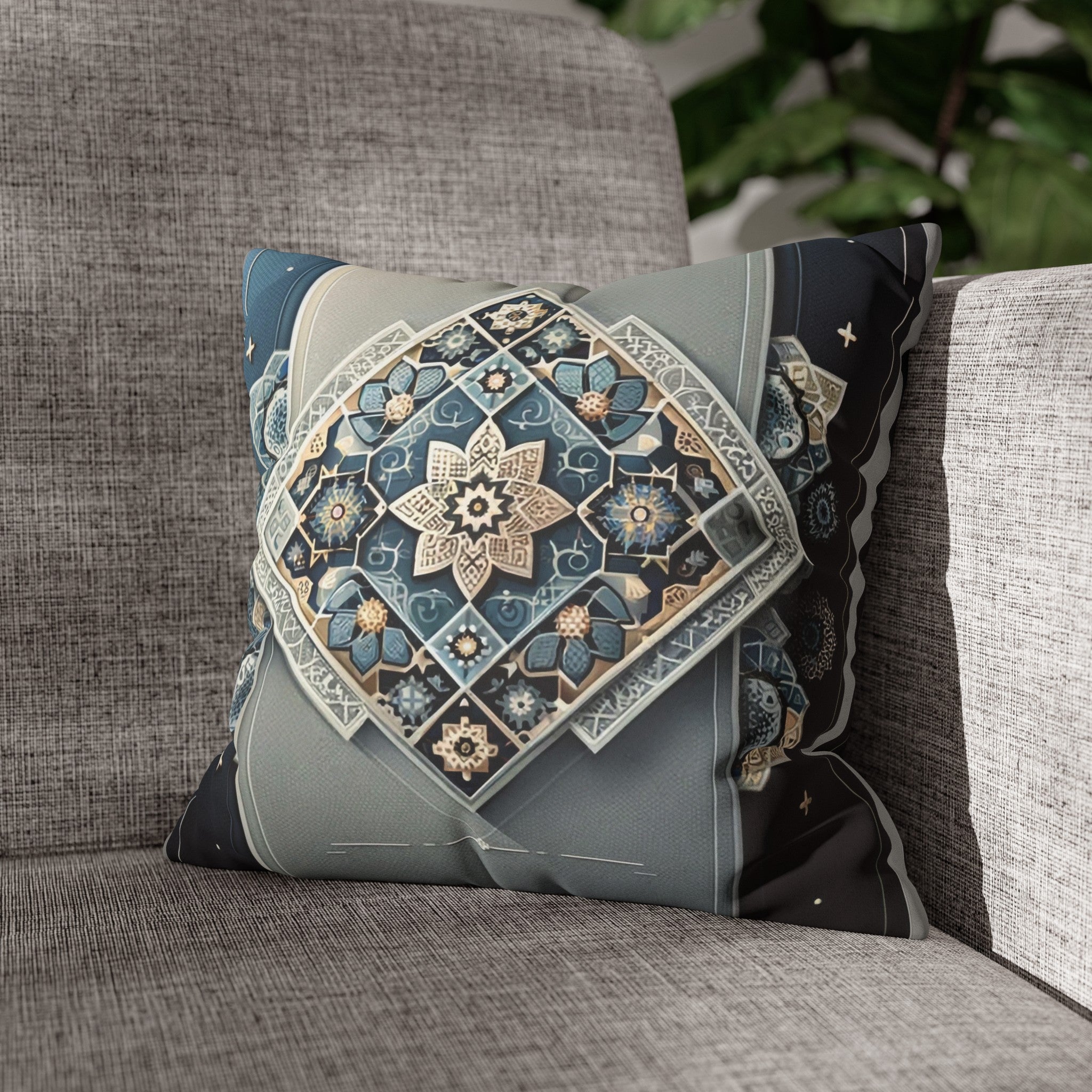 Islamic Art (7) - Suede Square Pillowcase