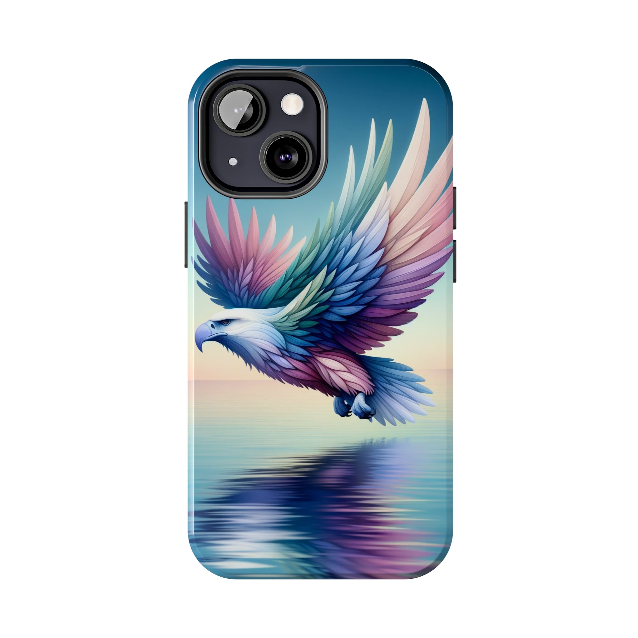 Eagle with colourful feathers - Tough Phone Case