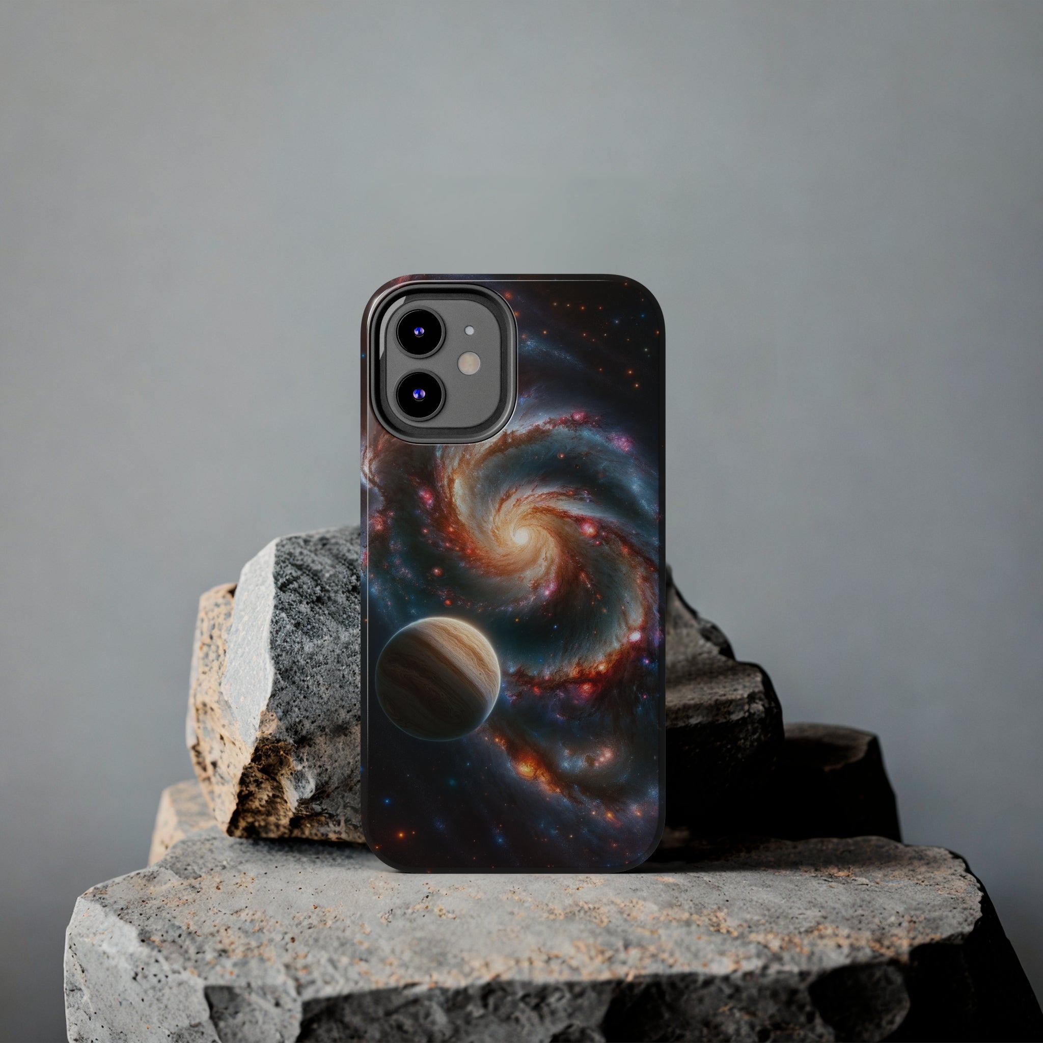 Yellow planet and wormhole - Tough Phone Case