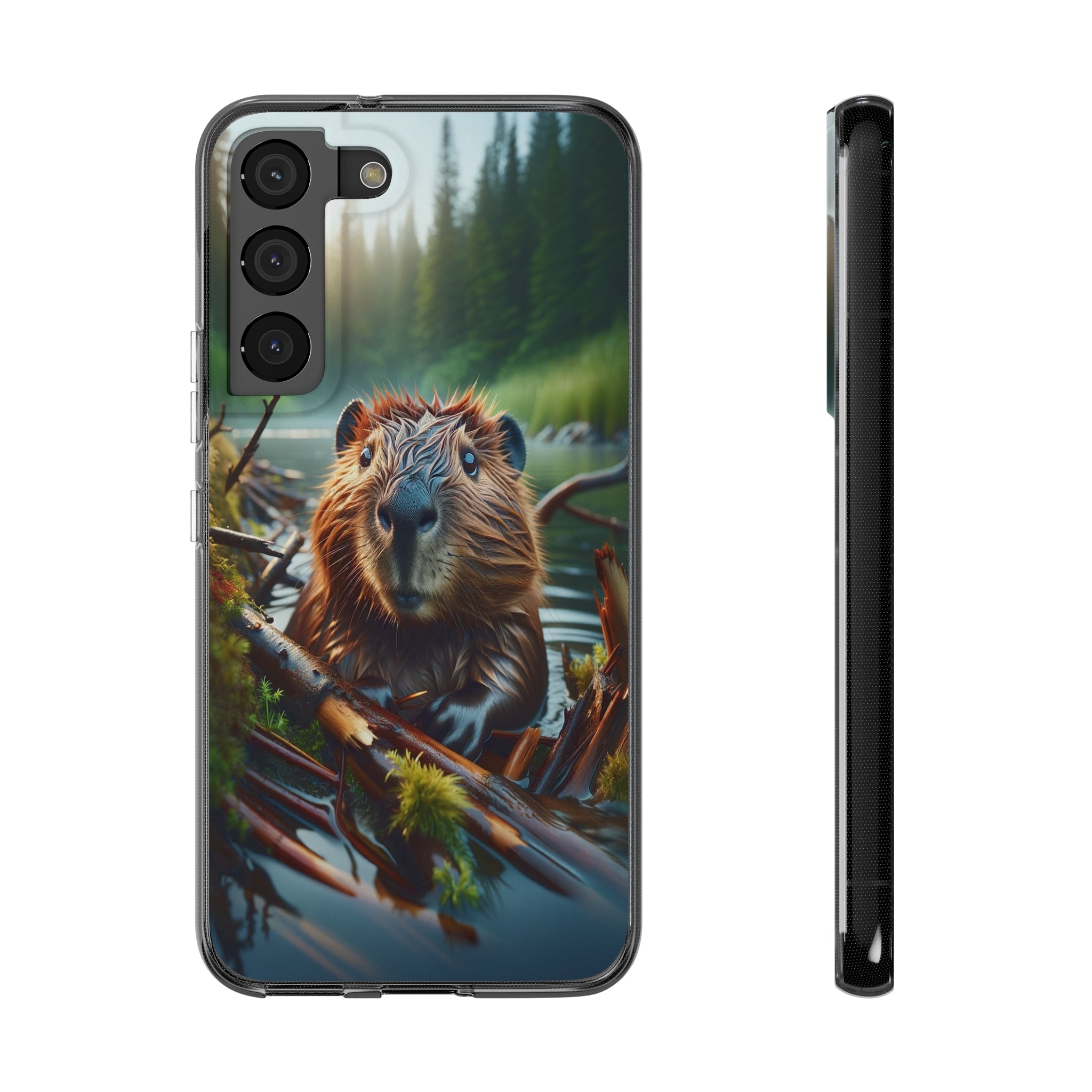 Curious Beaver - Soft Phone Case