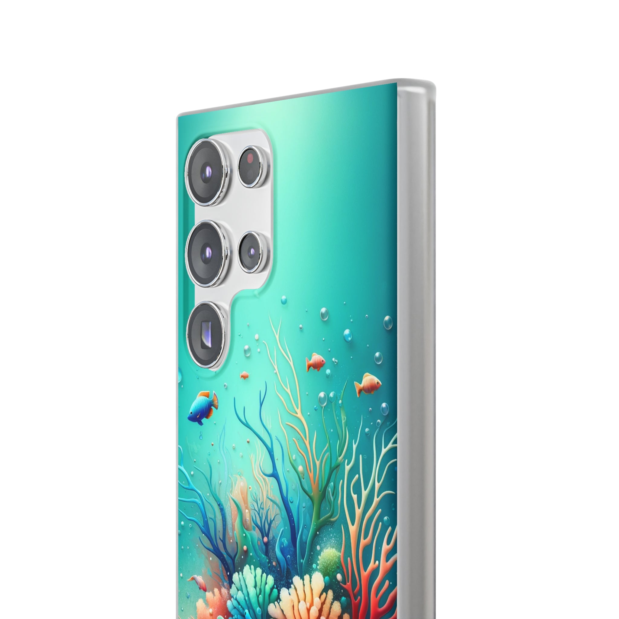 Fish around coral reef - Flexi Case (Samsung only)