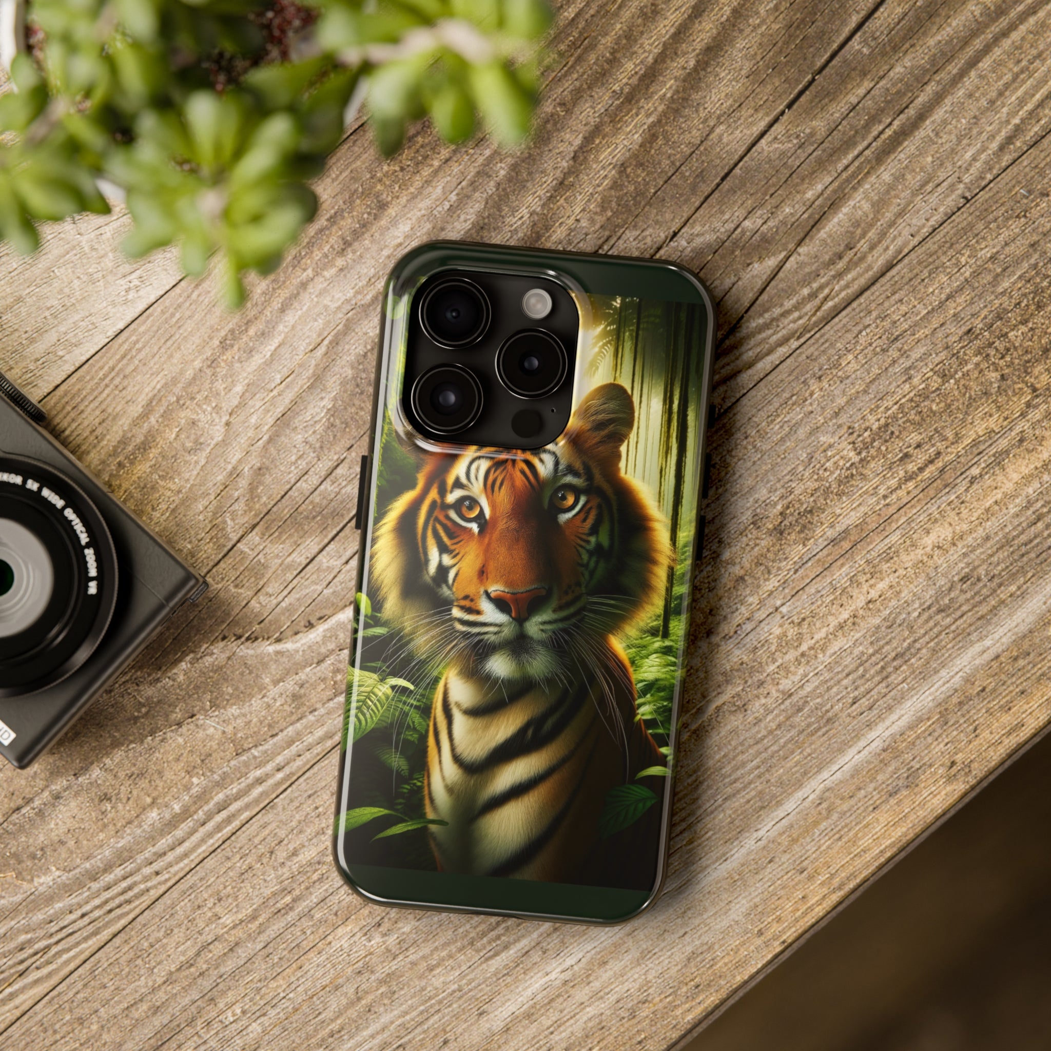 Curious Tiger - Tough Phone Case