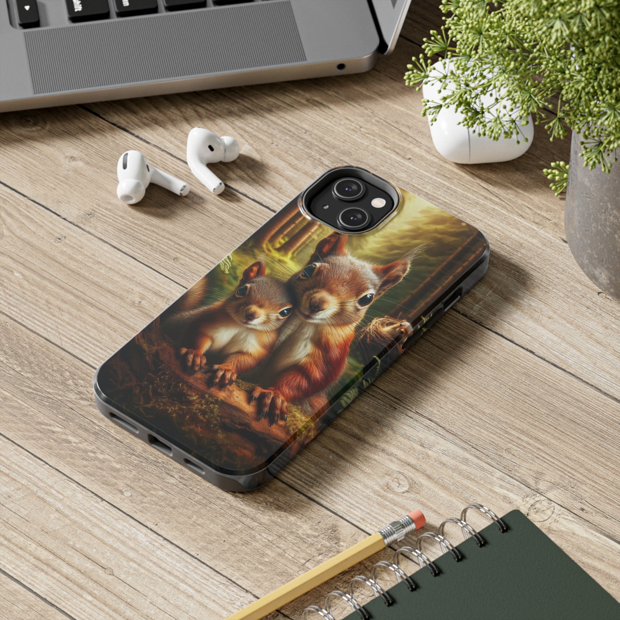 Two squirrels - Tough Phone Case