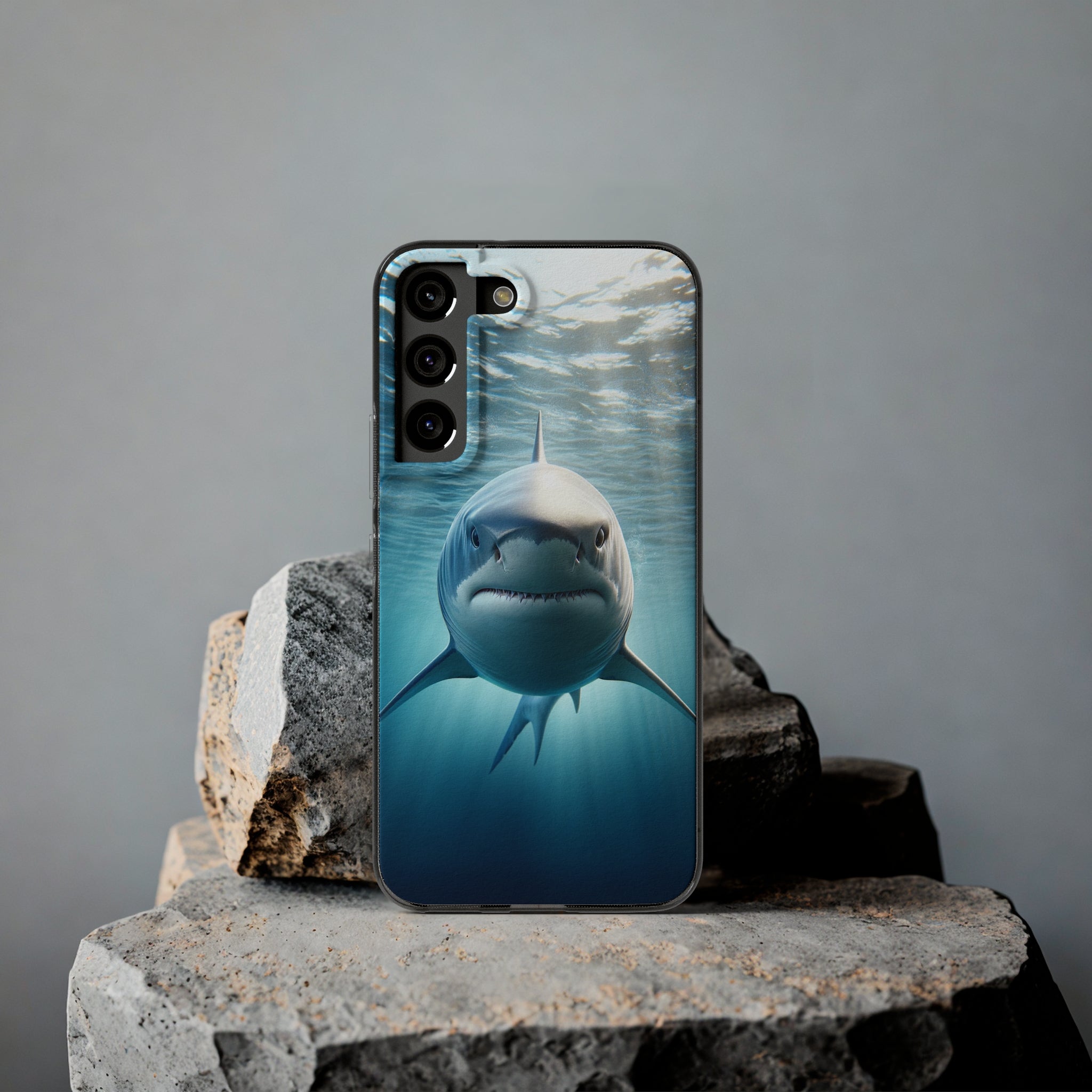 Curious Shark - Soft Phone Case