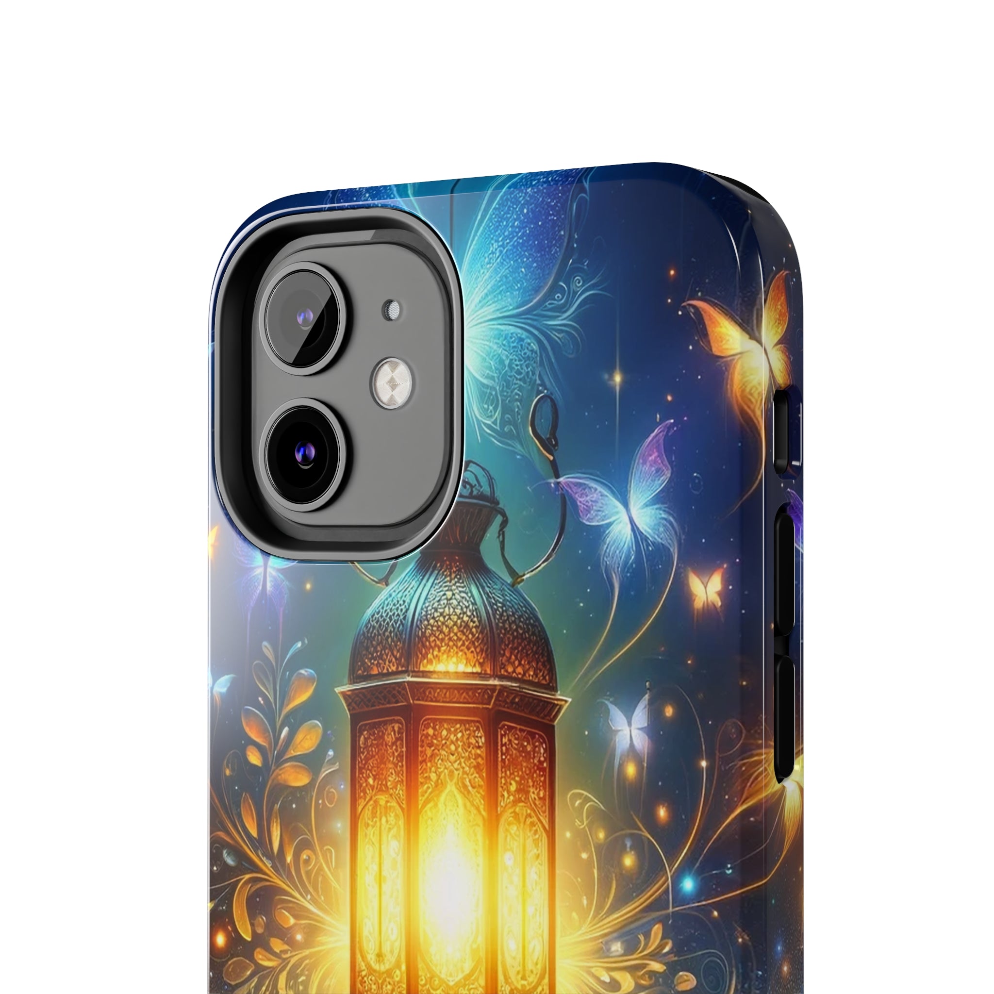 Butterflies around a lamp - Tough Phone Case