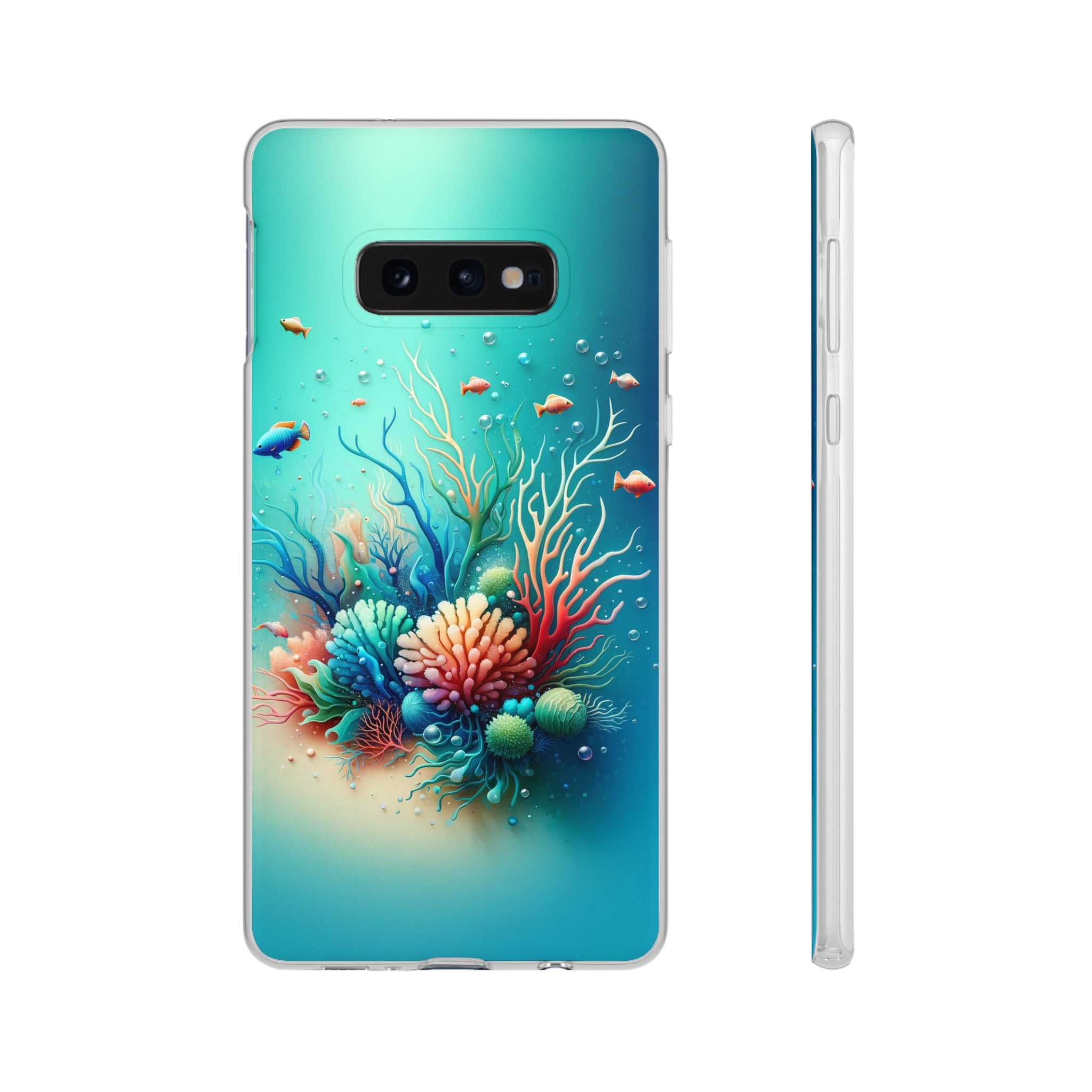 Fish around coral reef - Flexi Case (Samsung only)