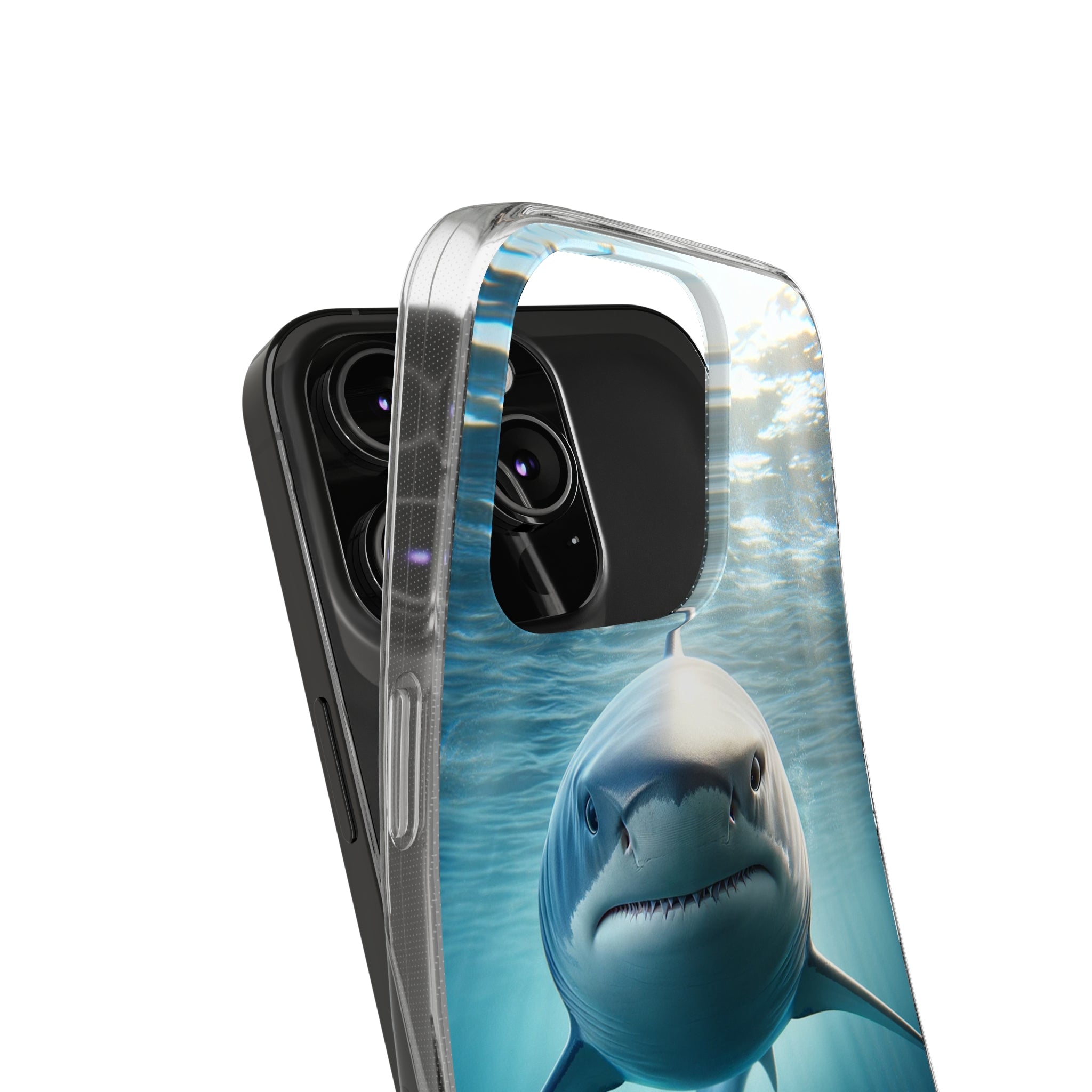 Curious Shark - Soft Phone Case