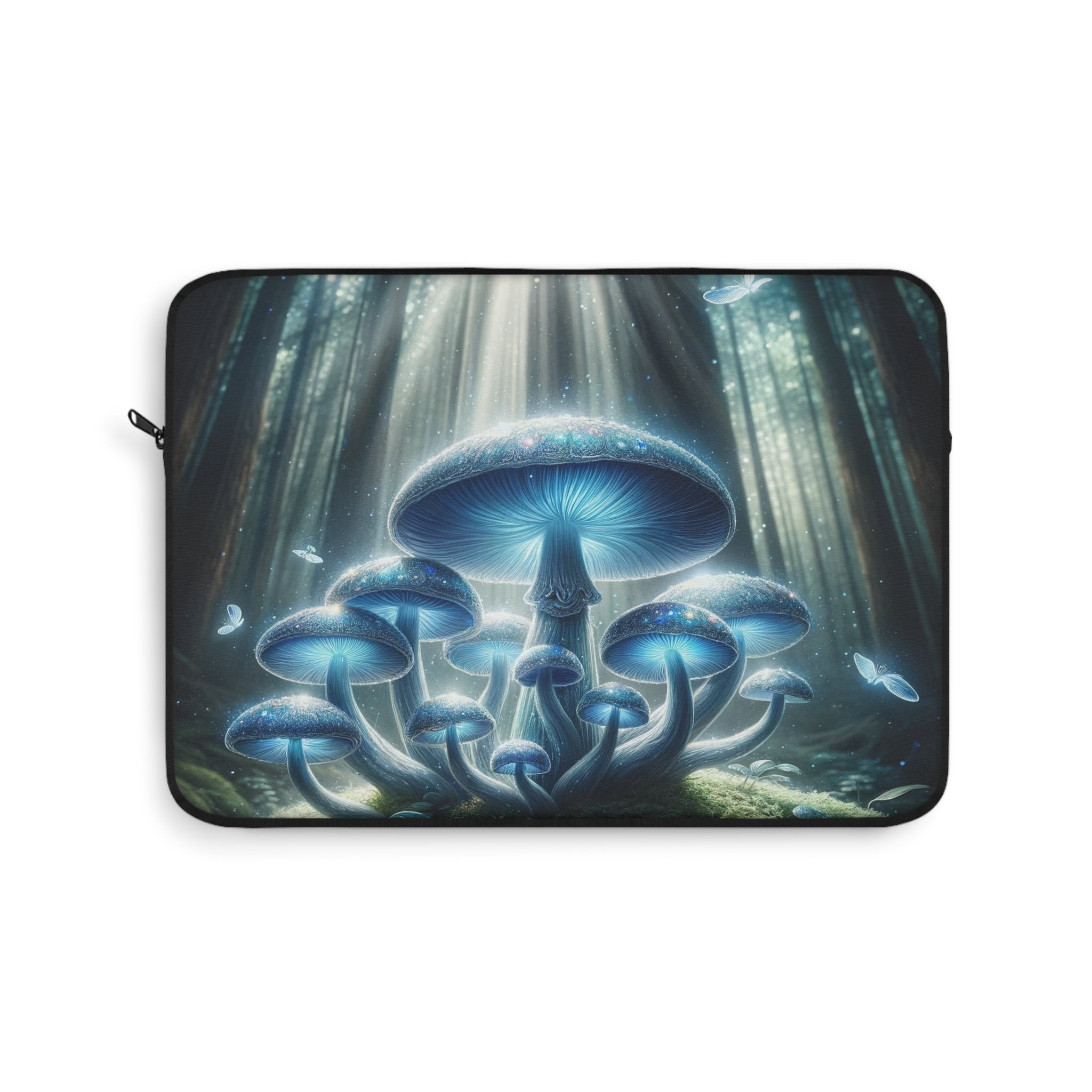 Light blue mushrooms - Laptop Sleeve