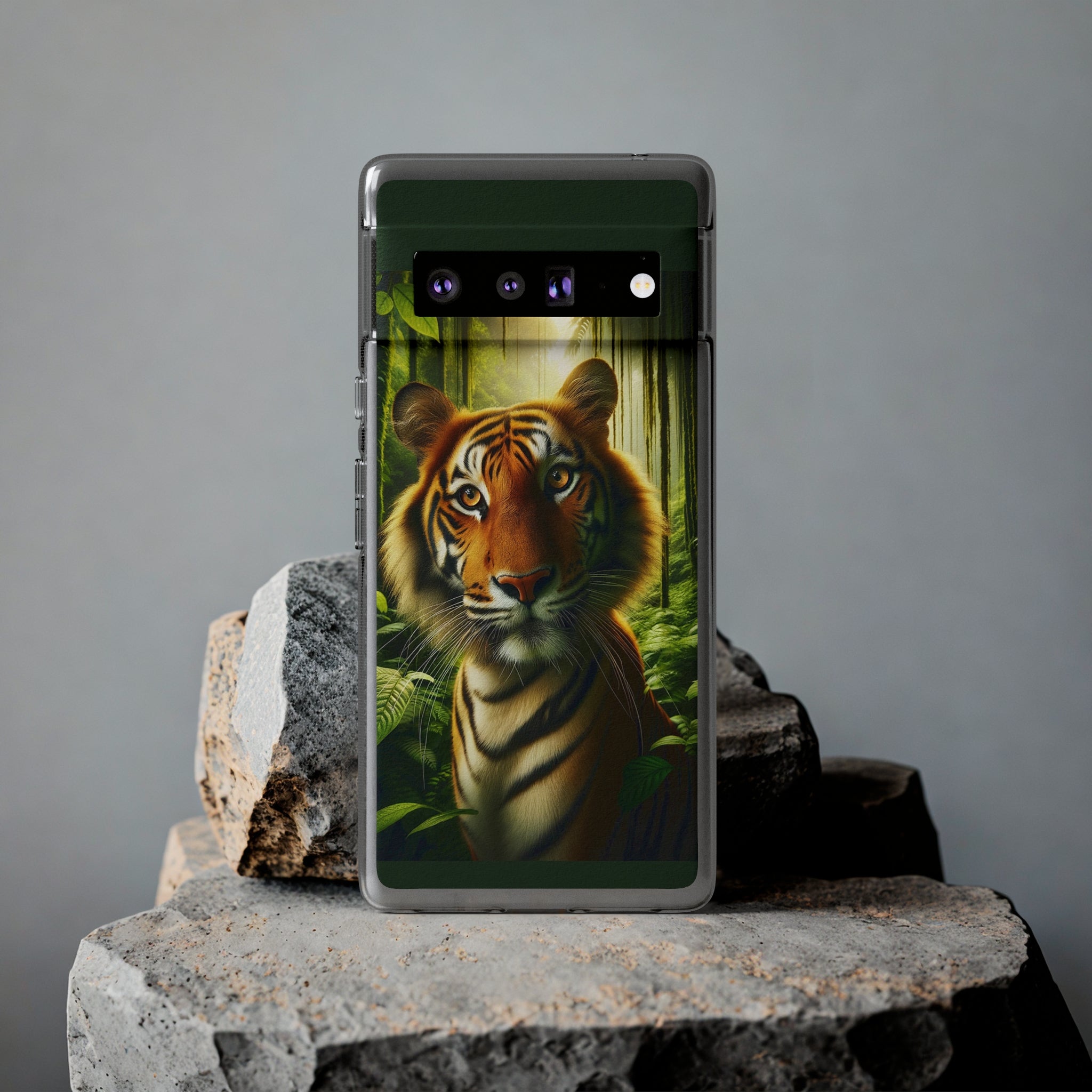 Curious Tiger - Soft Phone Cases