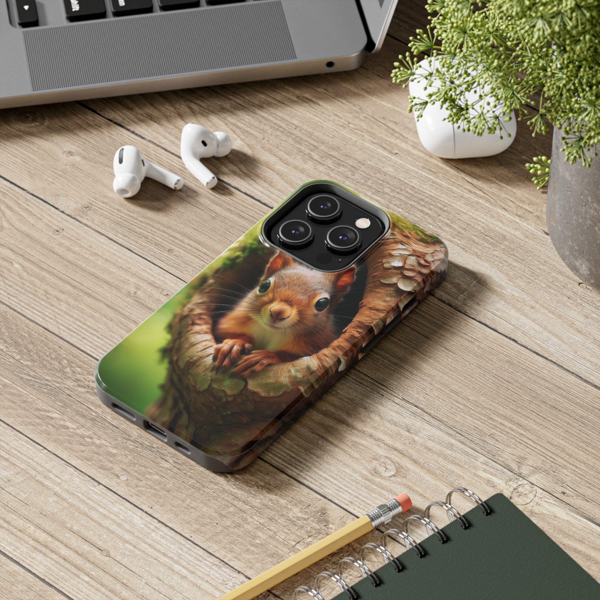 Squirrel in a tree - Tough Phone Case