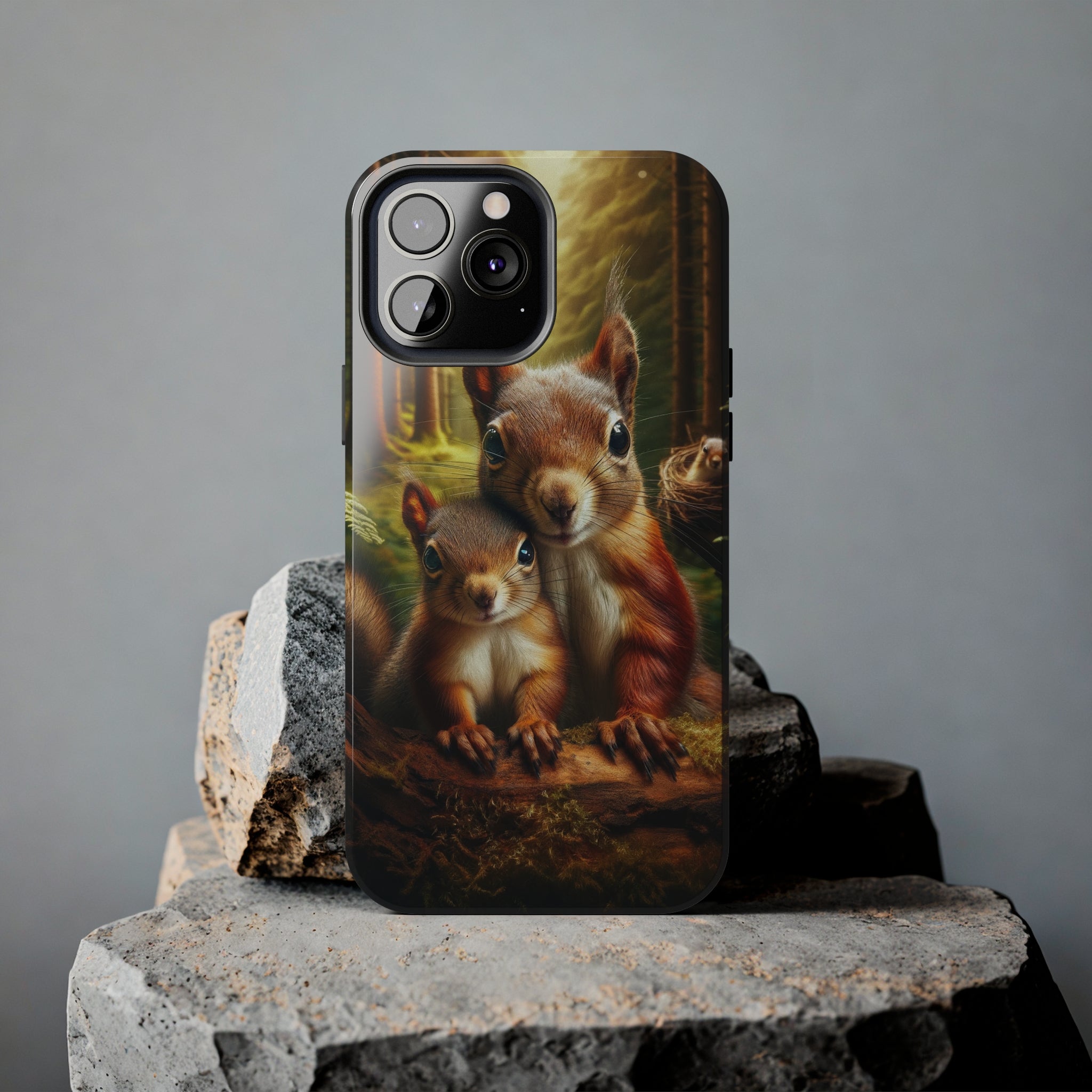 Two squirrels - Tough Phone Case