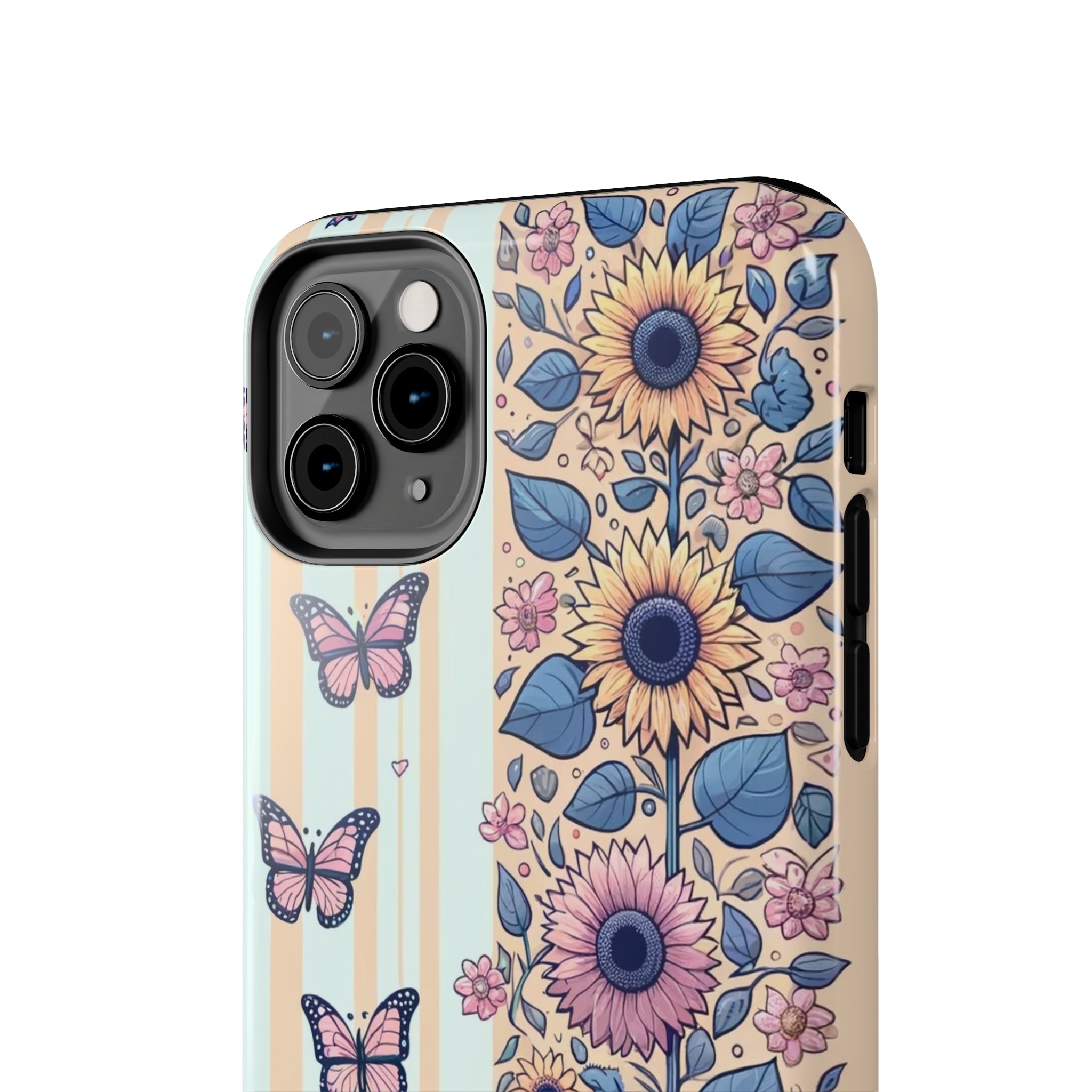 Butterflies and Sunflowers - Tough Phone Case