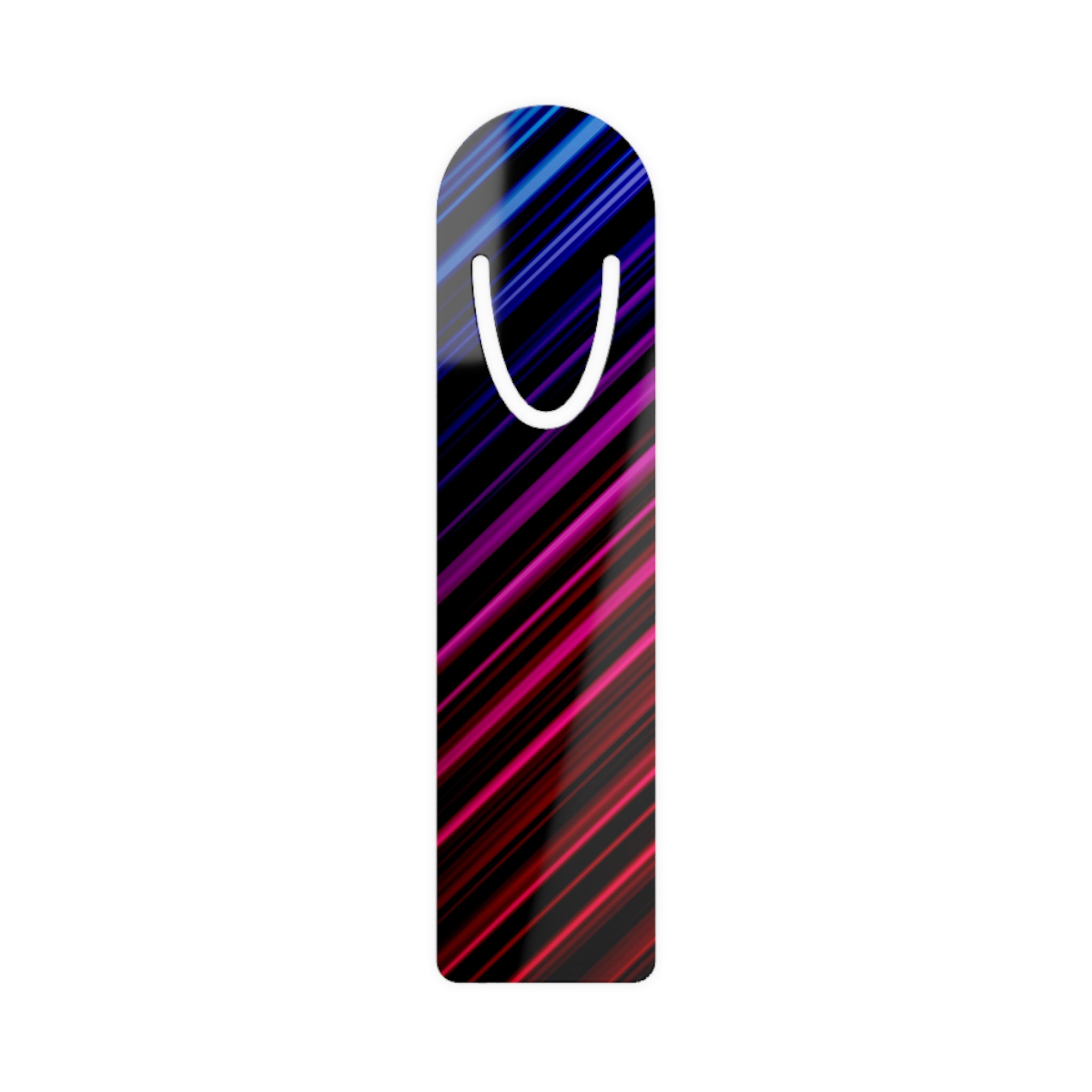 Neon, diagonal lines 1 - Bookmark