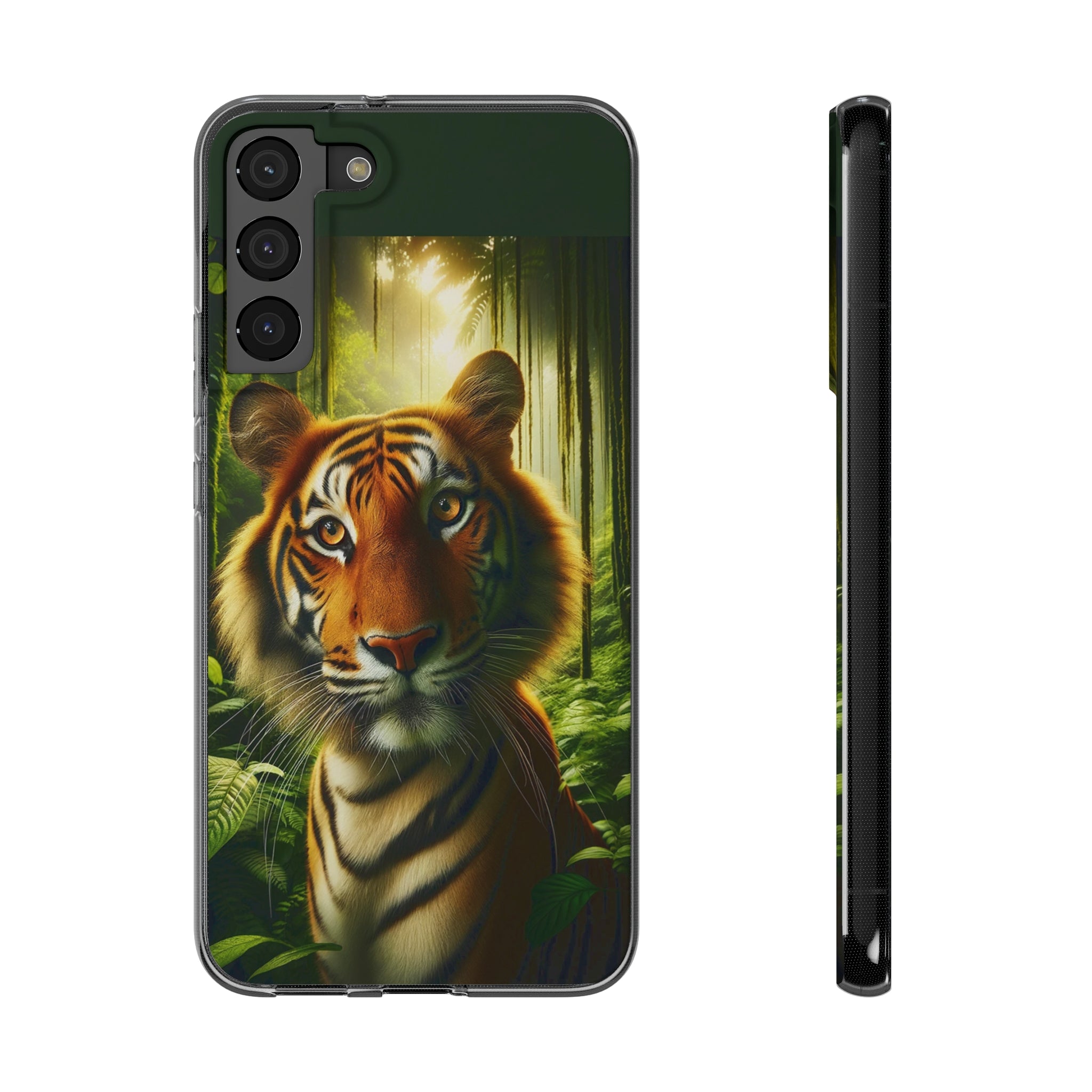 Curious Tiger - Soft Phone Cases