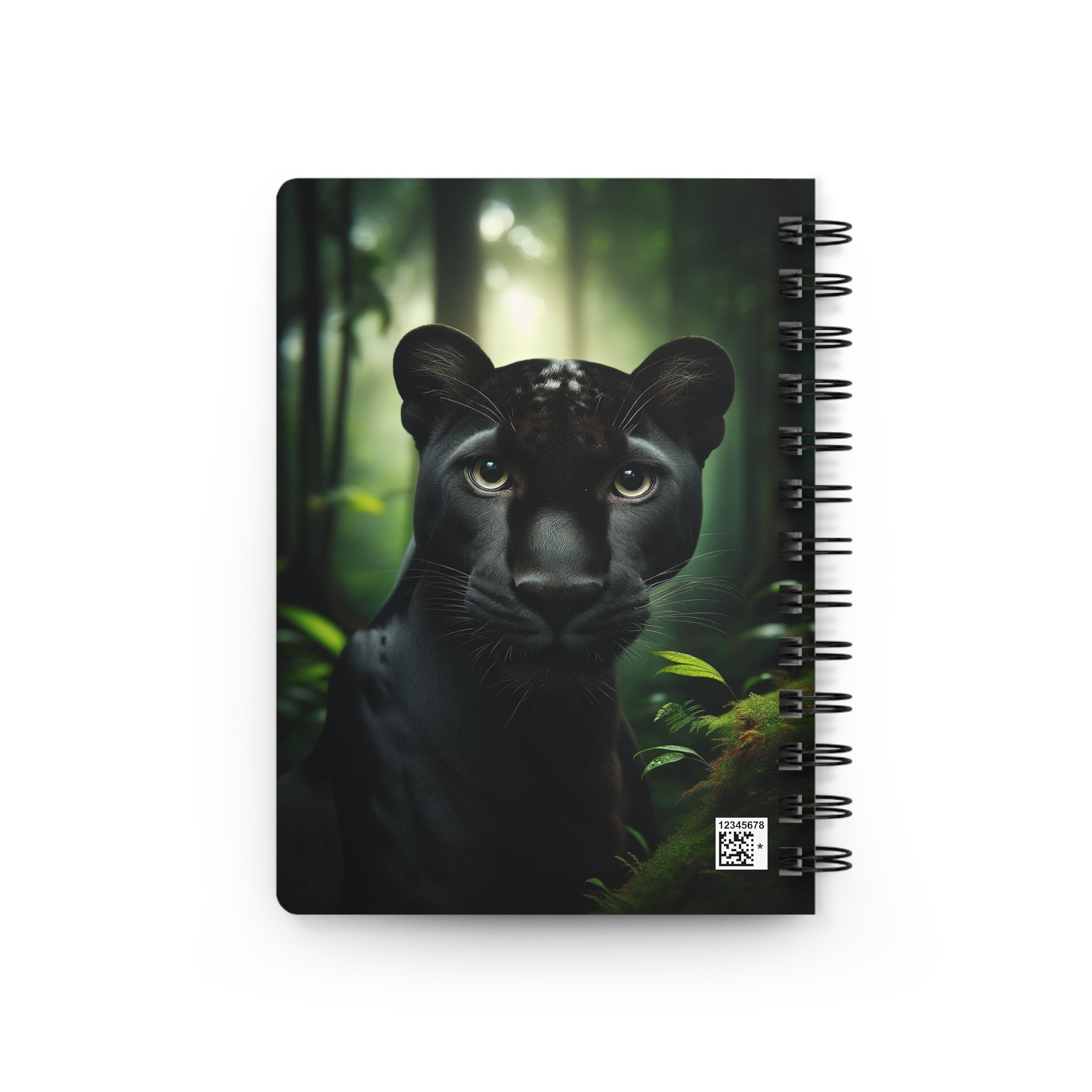 A curious panther - Spiral Notebook