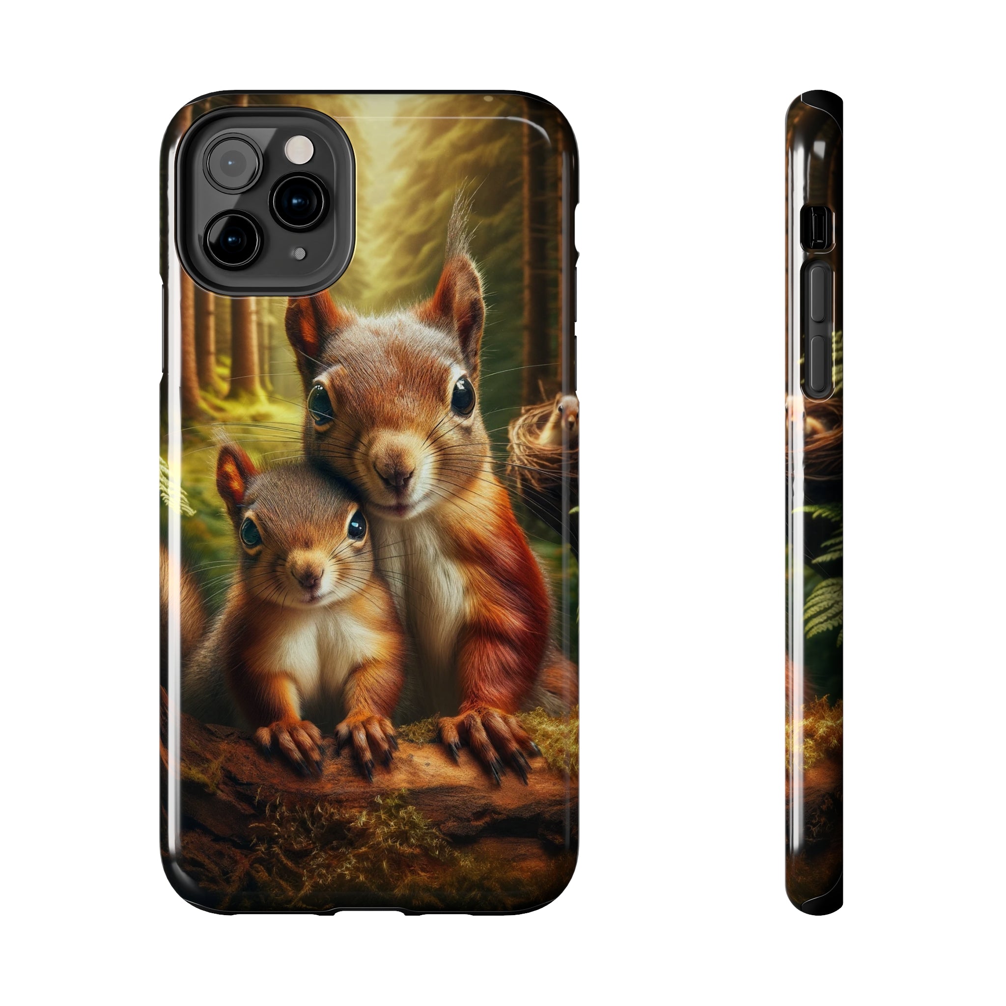 Two squirrels - Tough Phone Case