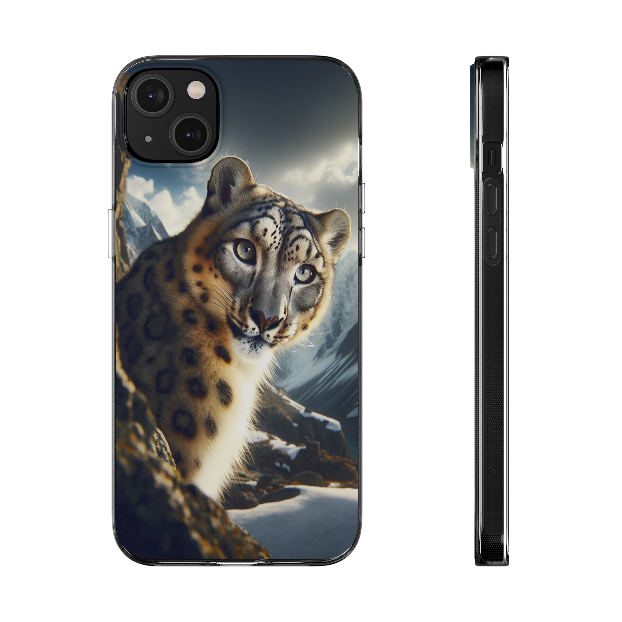 Snow Leopard - Soft Phone Case