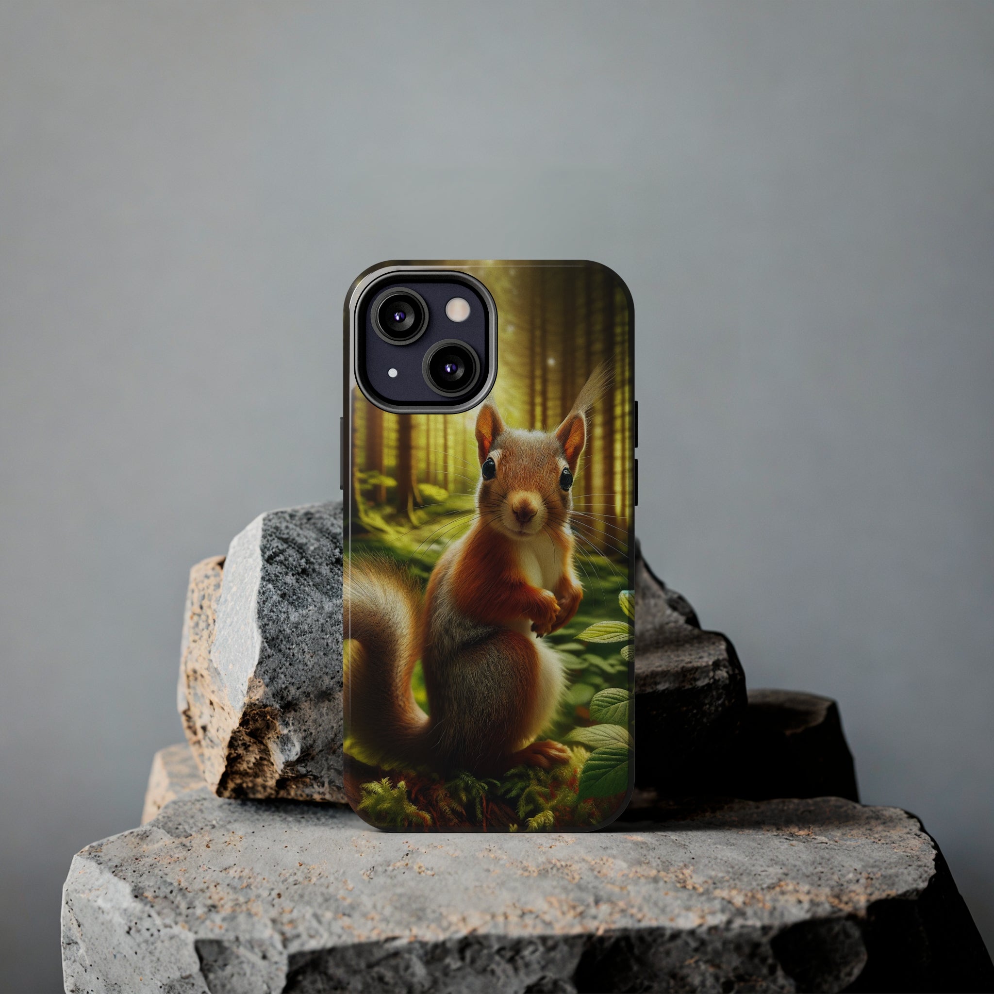 Curious squirrel - Tough Phone Case