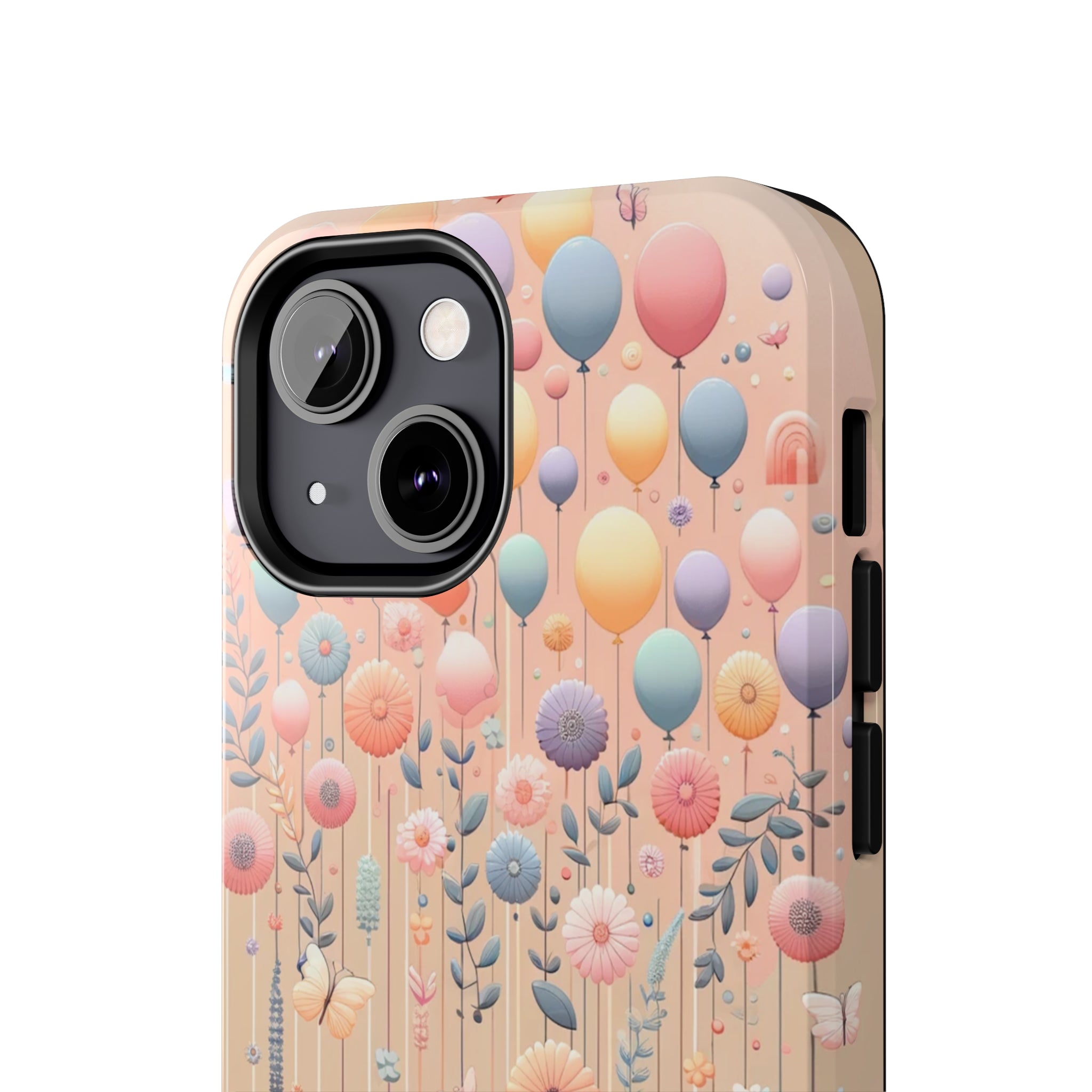 Balloons and flowers - Tough Phone Case