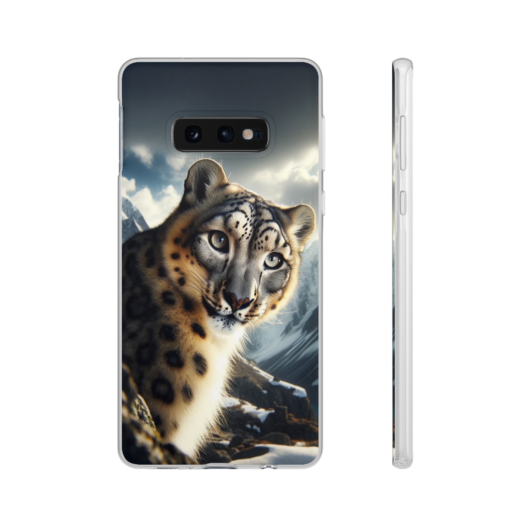 Curious Snow leopard - Flexi Case (Samsung only)