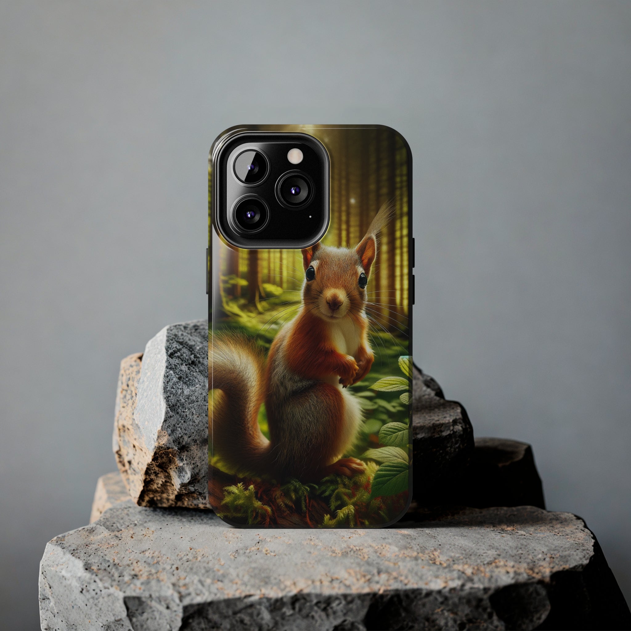 Curious squirrel - Tough Phone Case