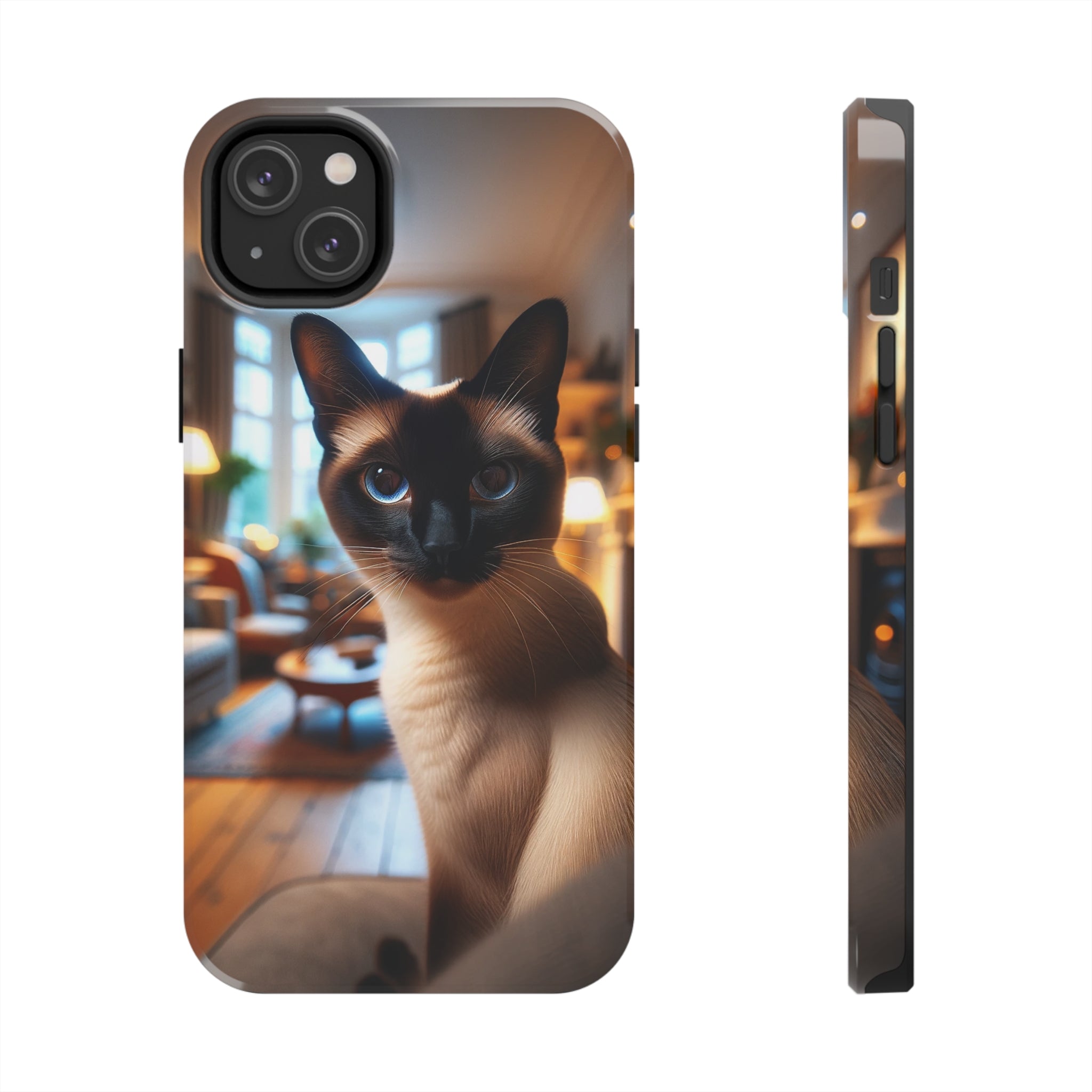 Curious cat - Tough Phone Case