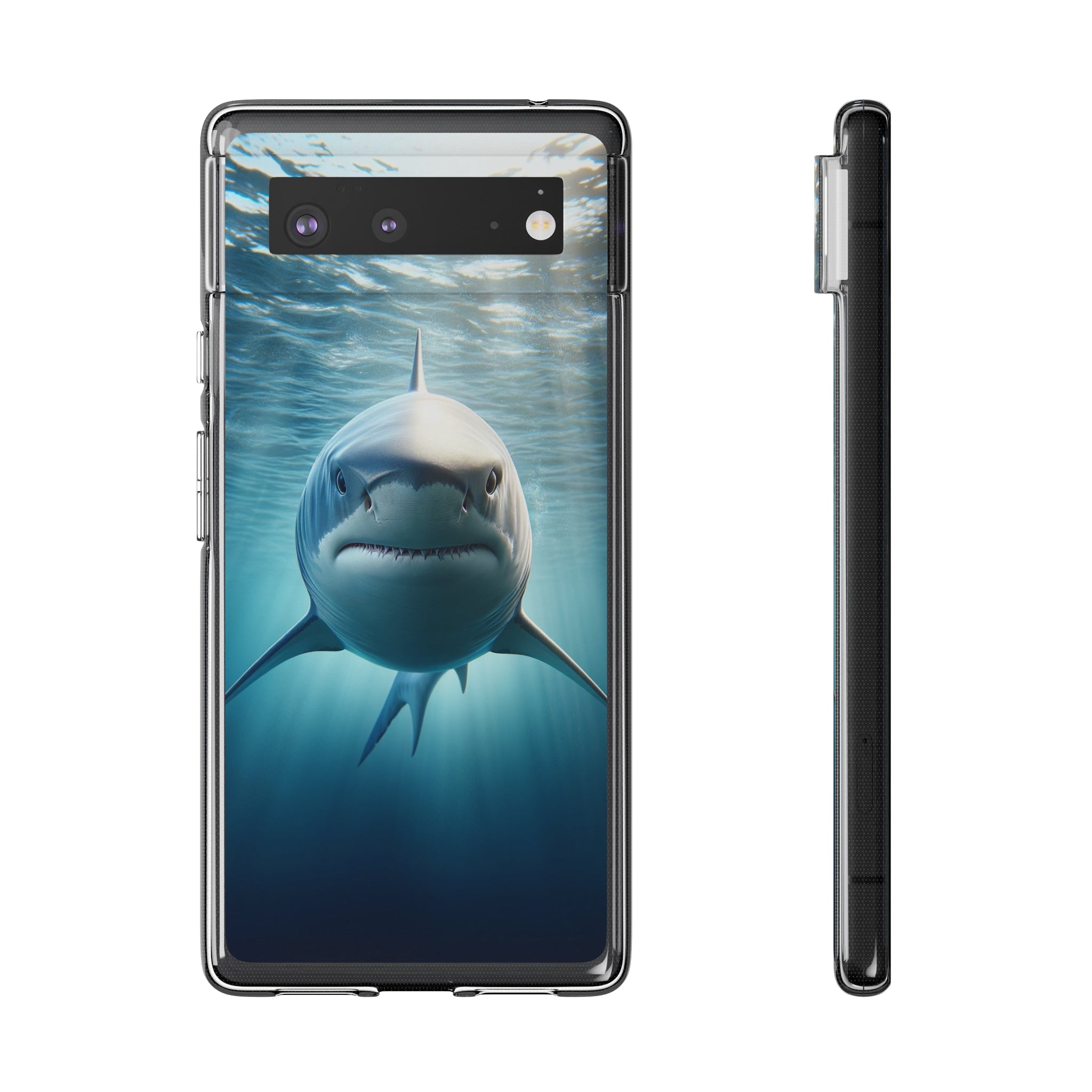 Curious Shark - Soft Phone Case