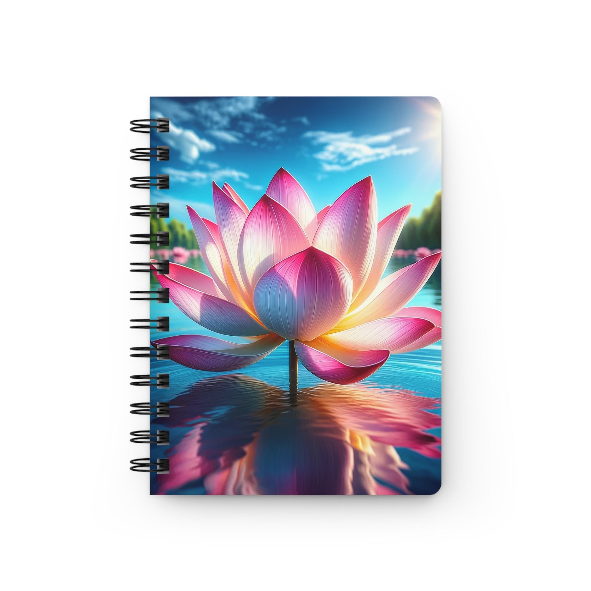 Lotus flower - Spiral Notebook