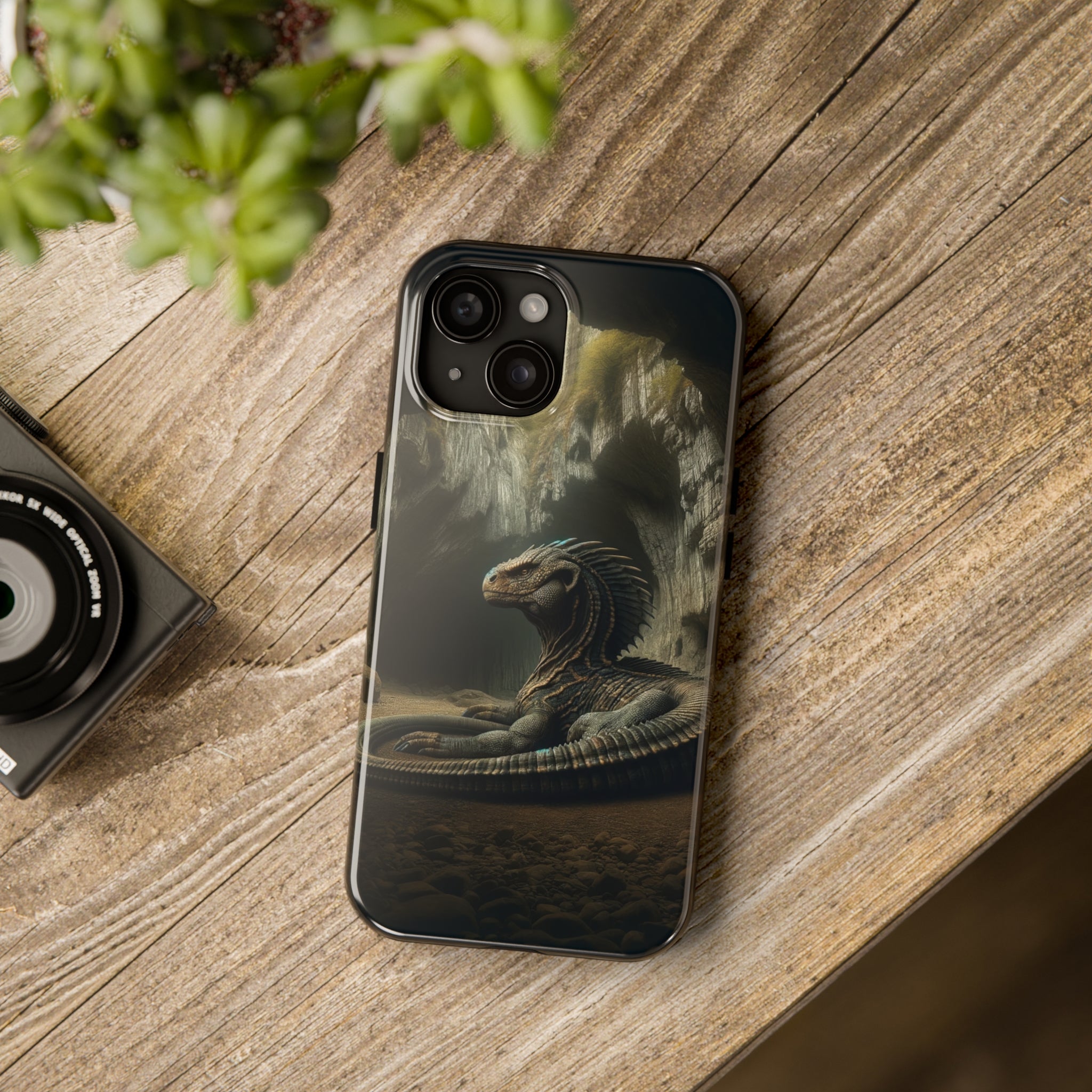 Basilisk in a cave - Tough Phone Case