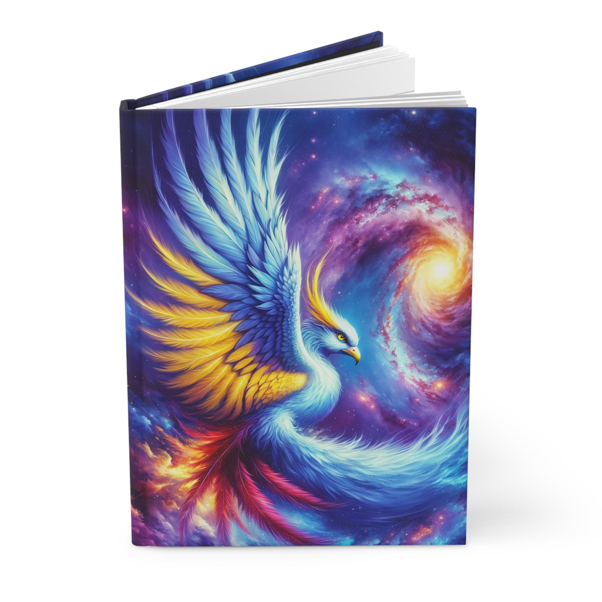 Blue phoenix - Hardcover Notebook