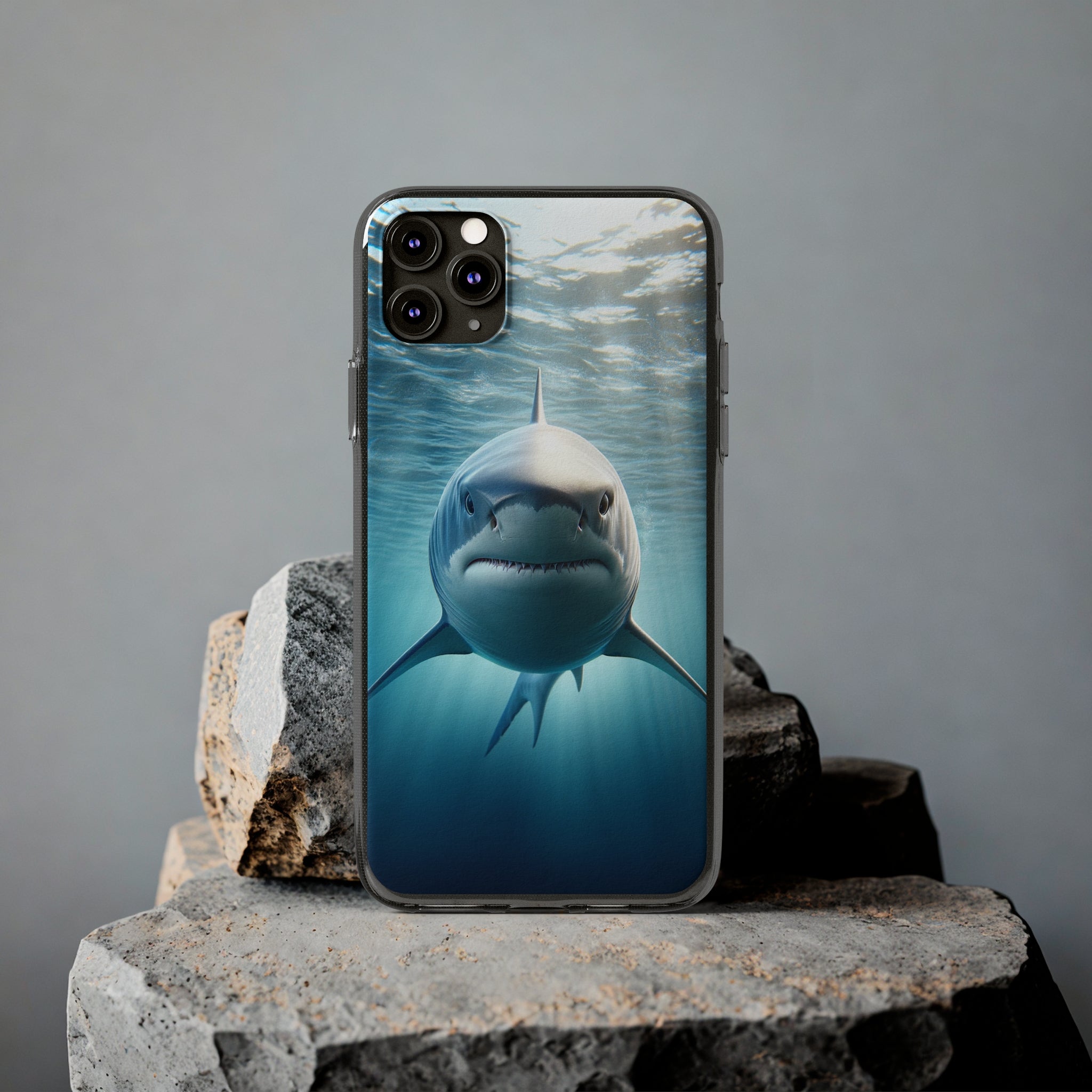 Curious Shark - Soft Phone Case