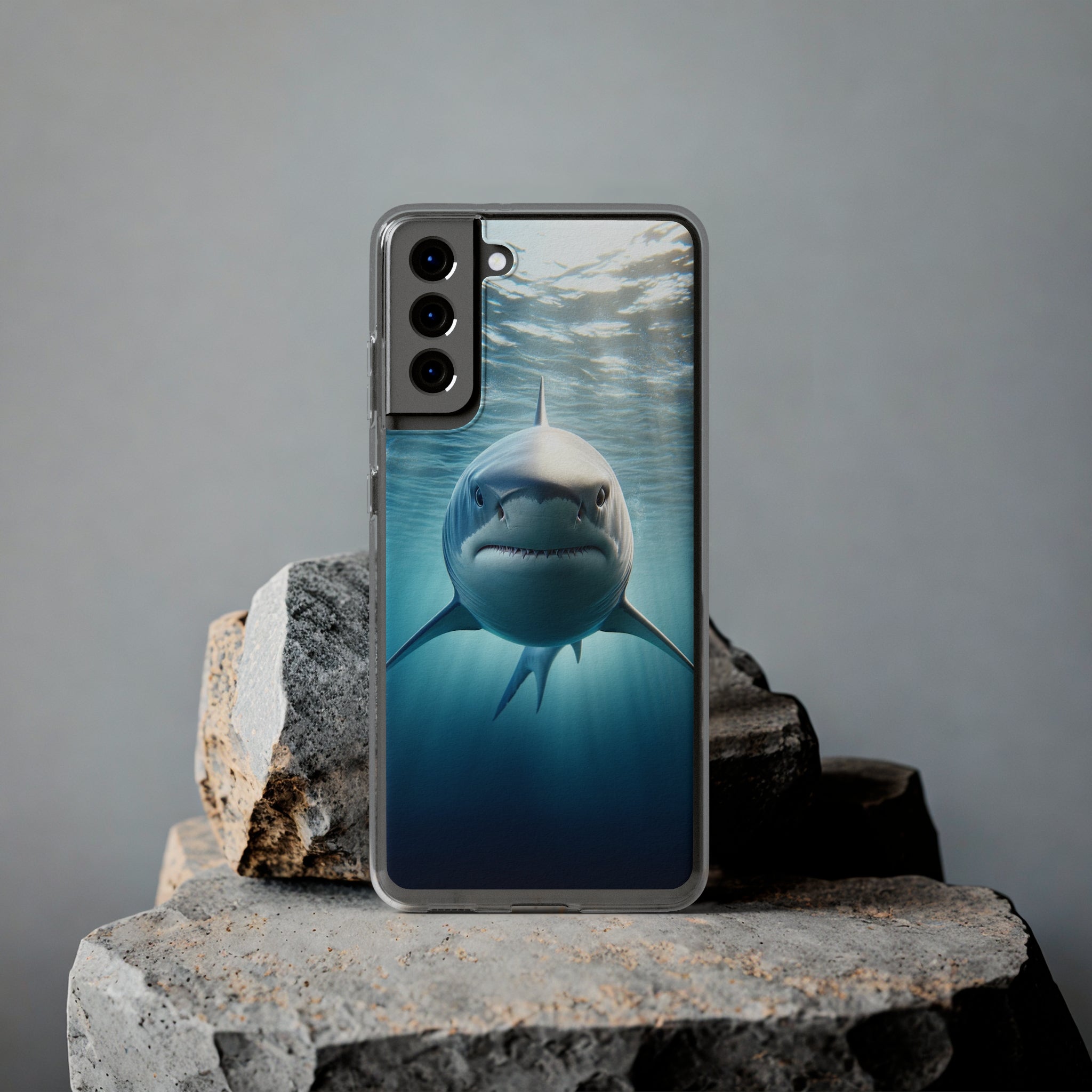 Curious Shark - Soft Phone Case