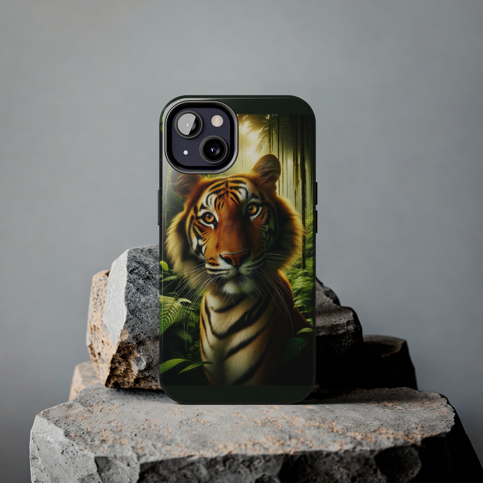 Curious Tiger - Tough Phone Case