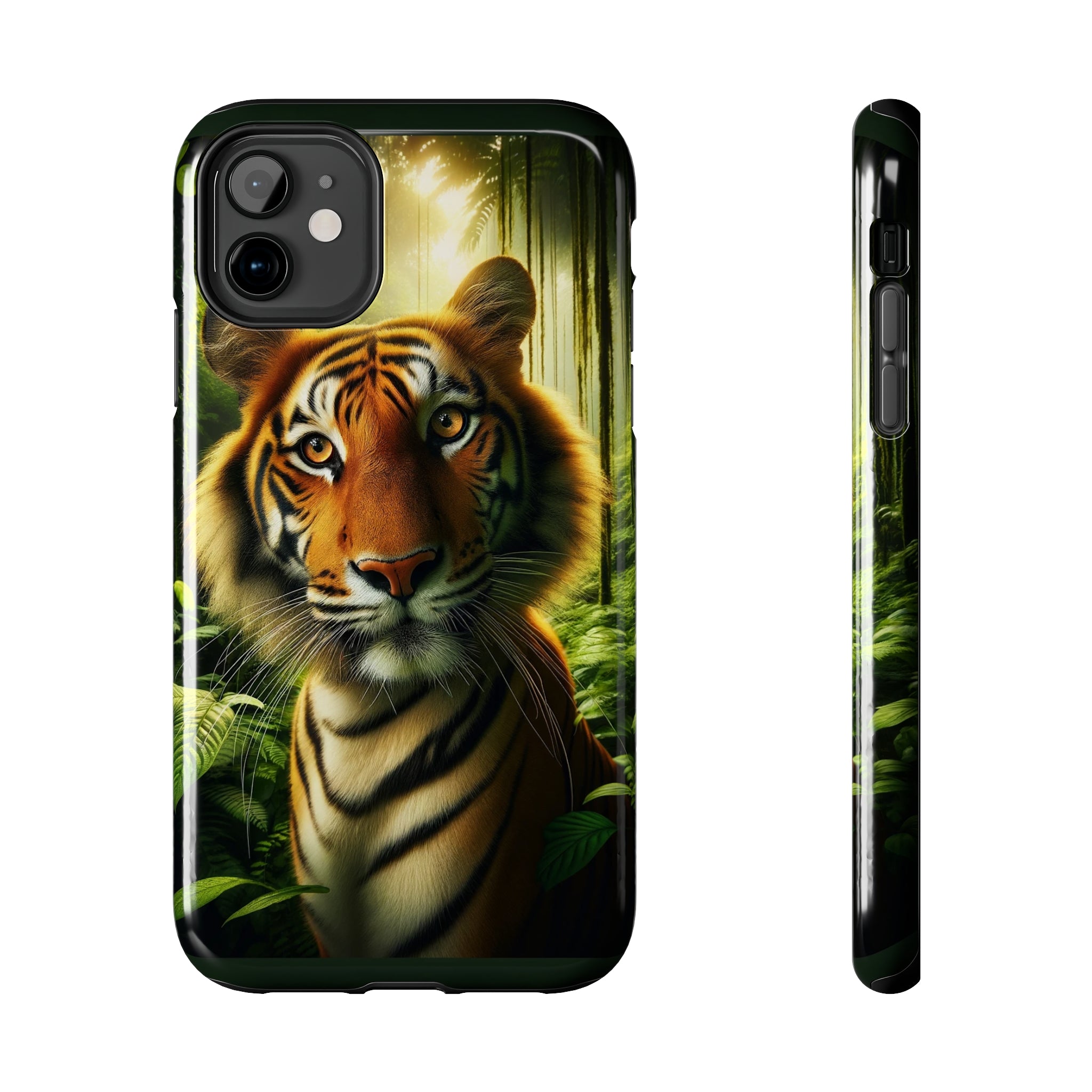 Curious Tiger - Tough Phone Case