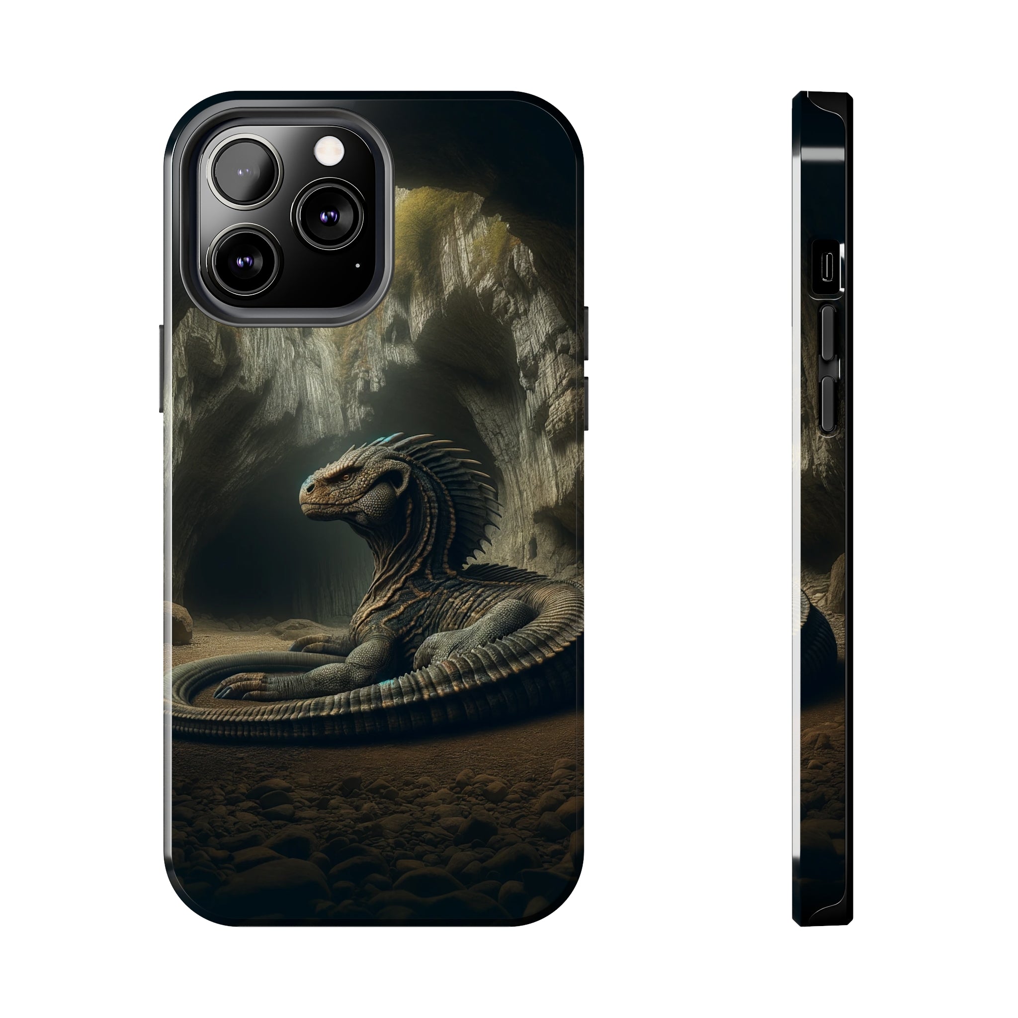 Basilisk in a cave - Tough Phone Case