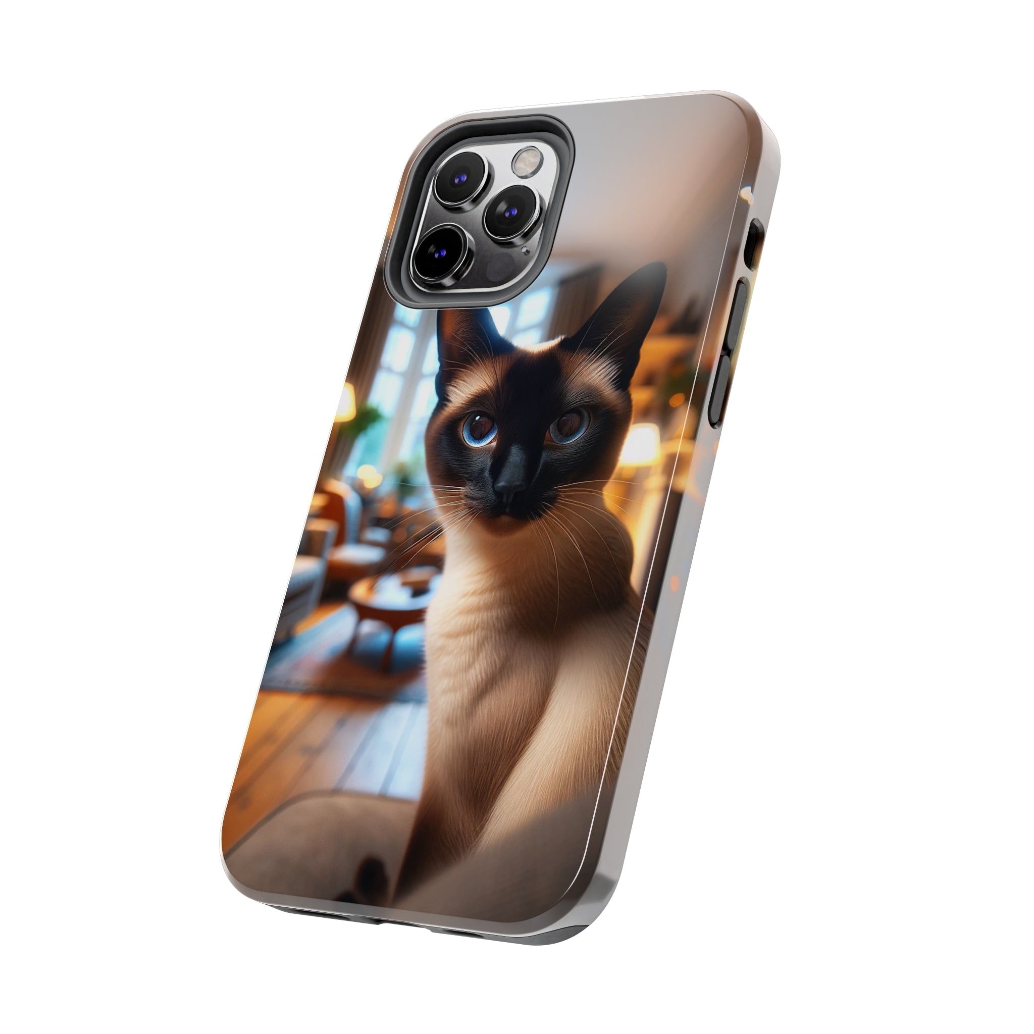 Curious cat - Tough Phone Case