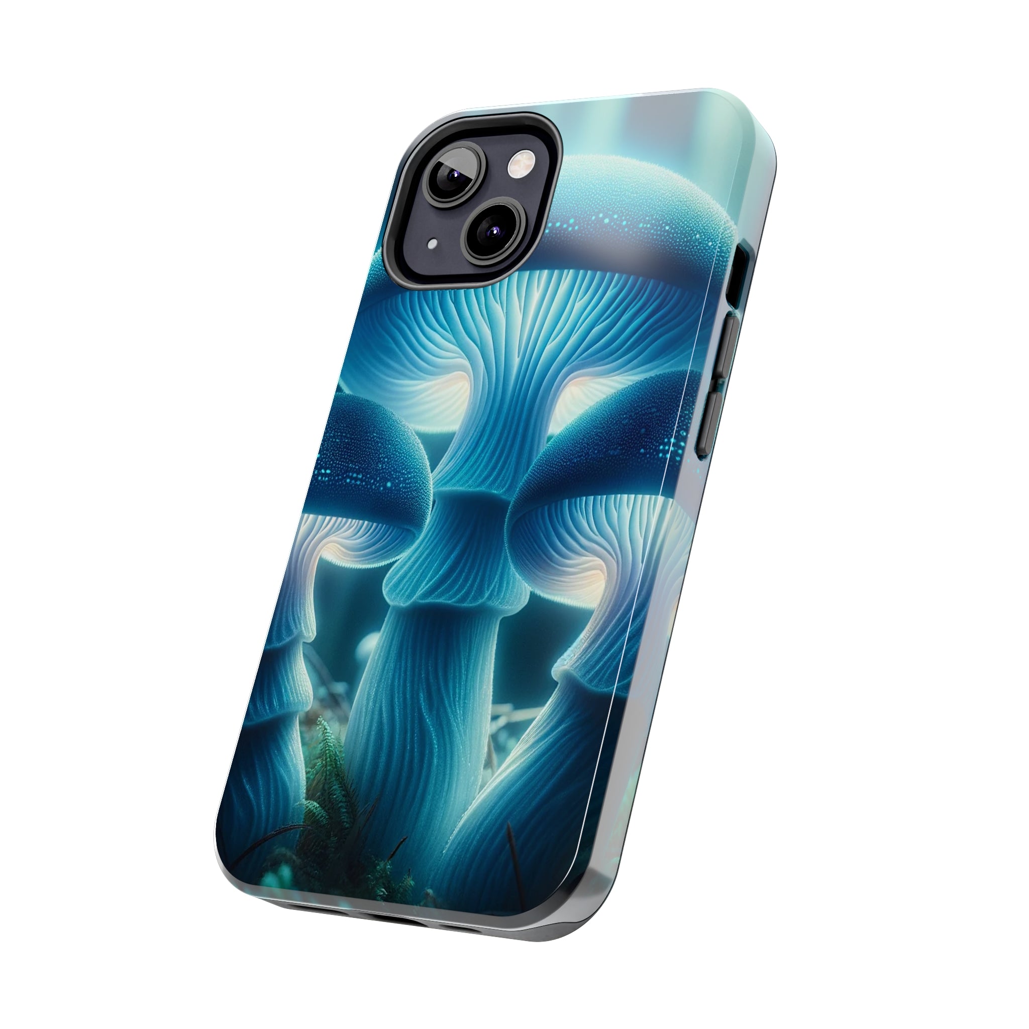 Blue Mushrooms - Tough Phone Case