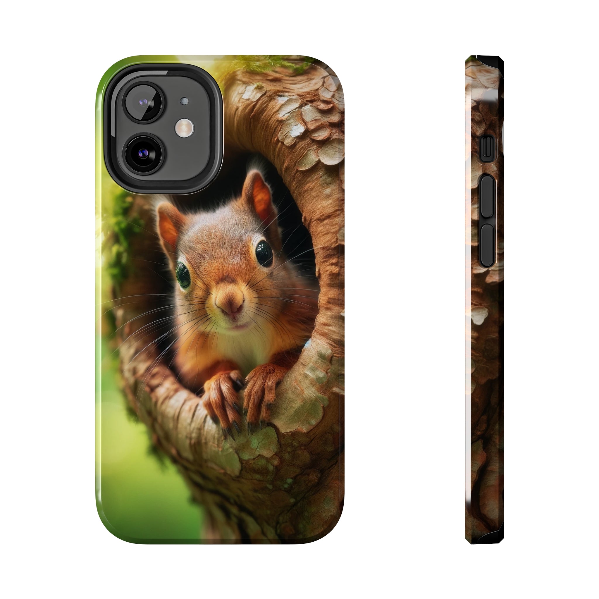 Squirrel in a tree - Tough Phone Case