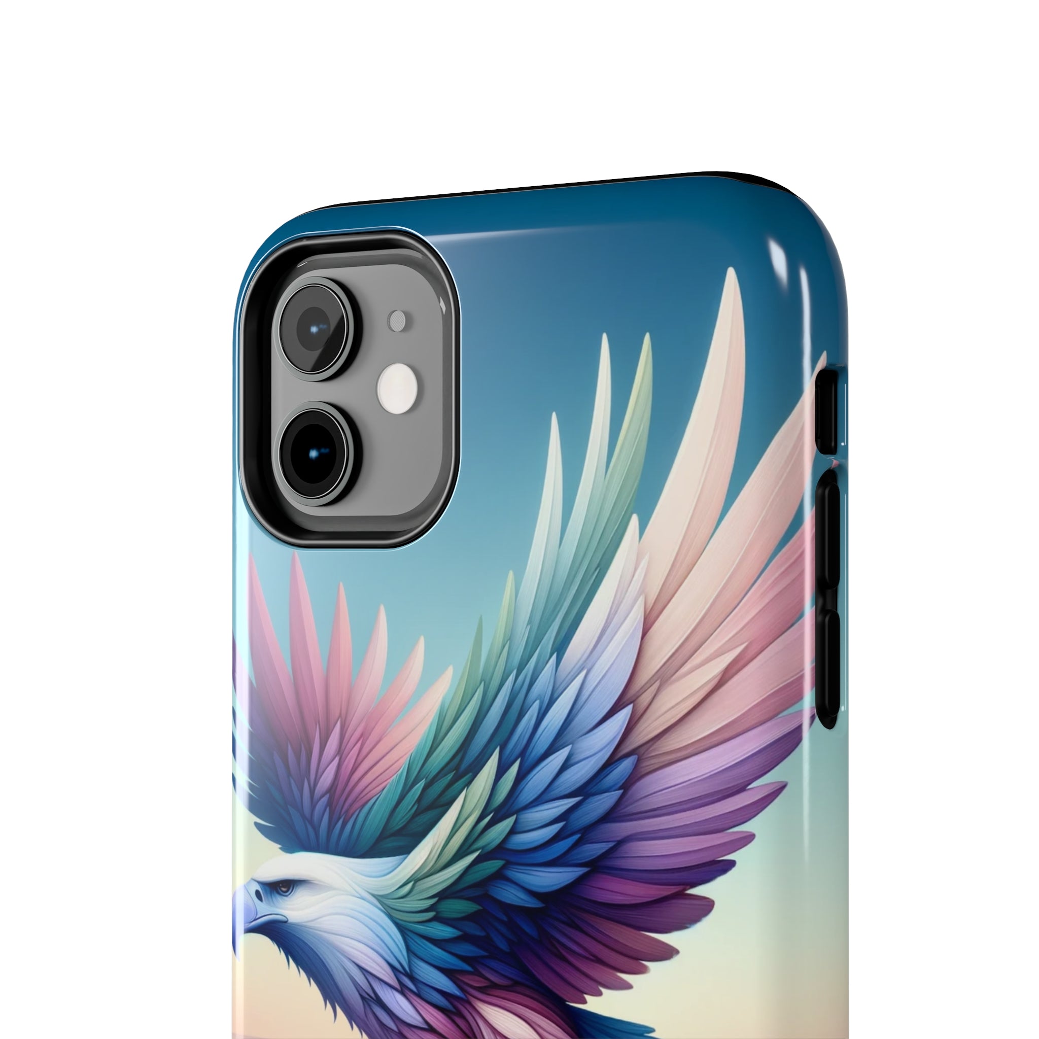 Eagle with colourful feathers - Tough Phone Case