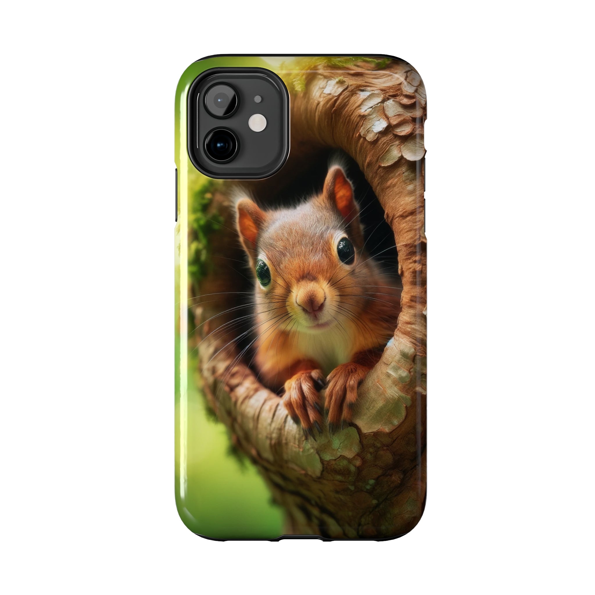 Squirrel in a tree - Tough Phone Case