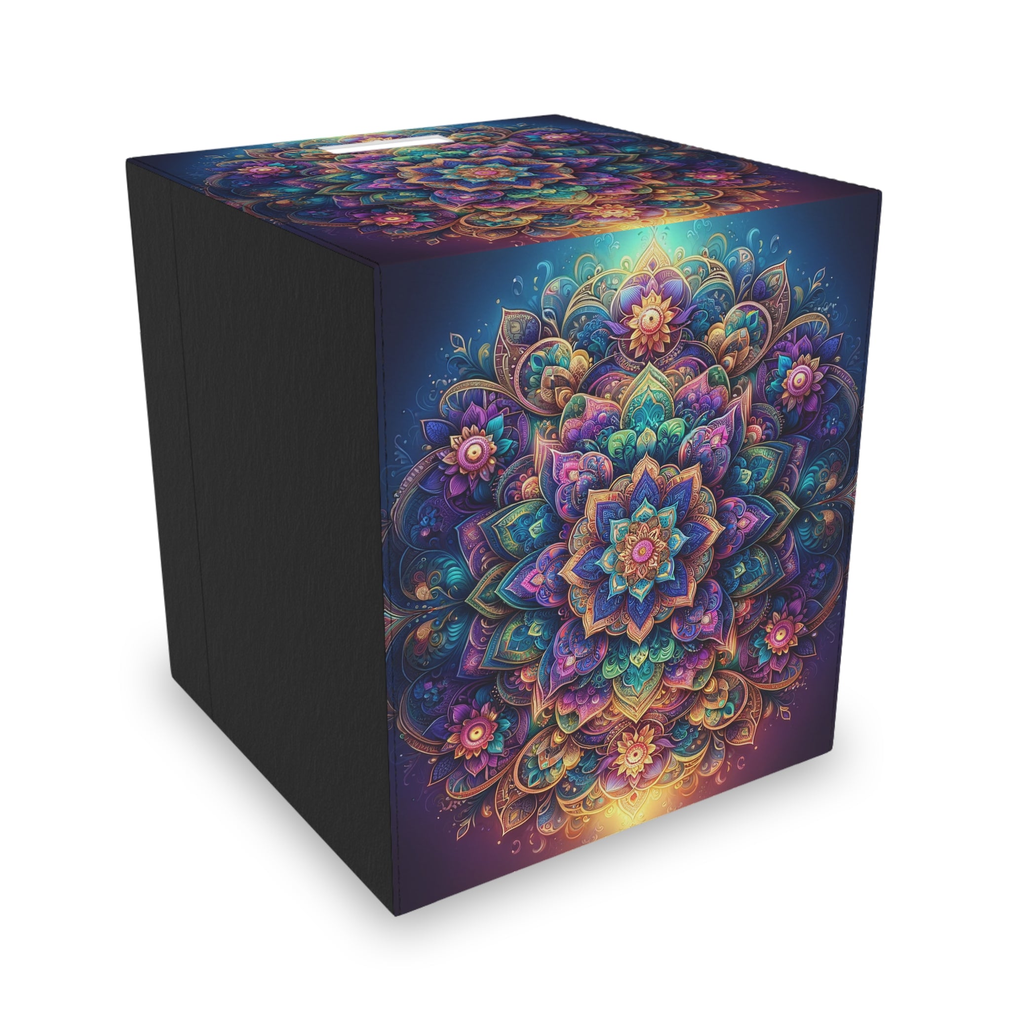 Purple-green Mandala - Storage Box