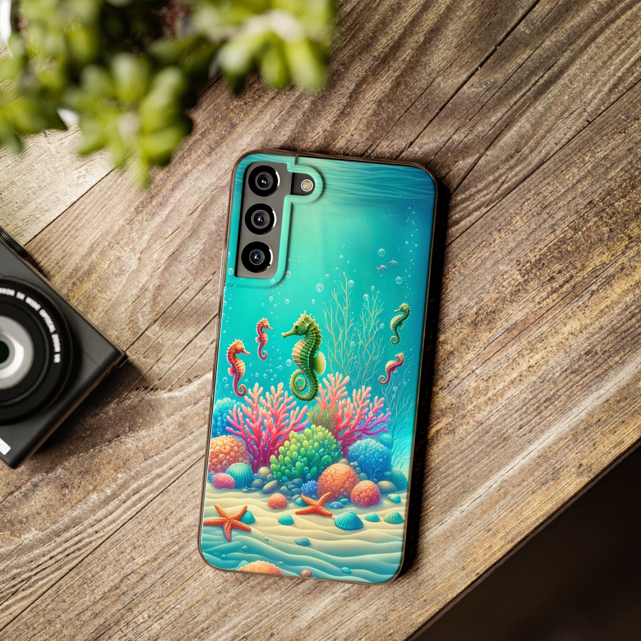 Seahorses - Soft Phone Case