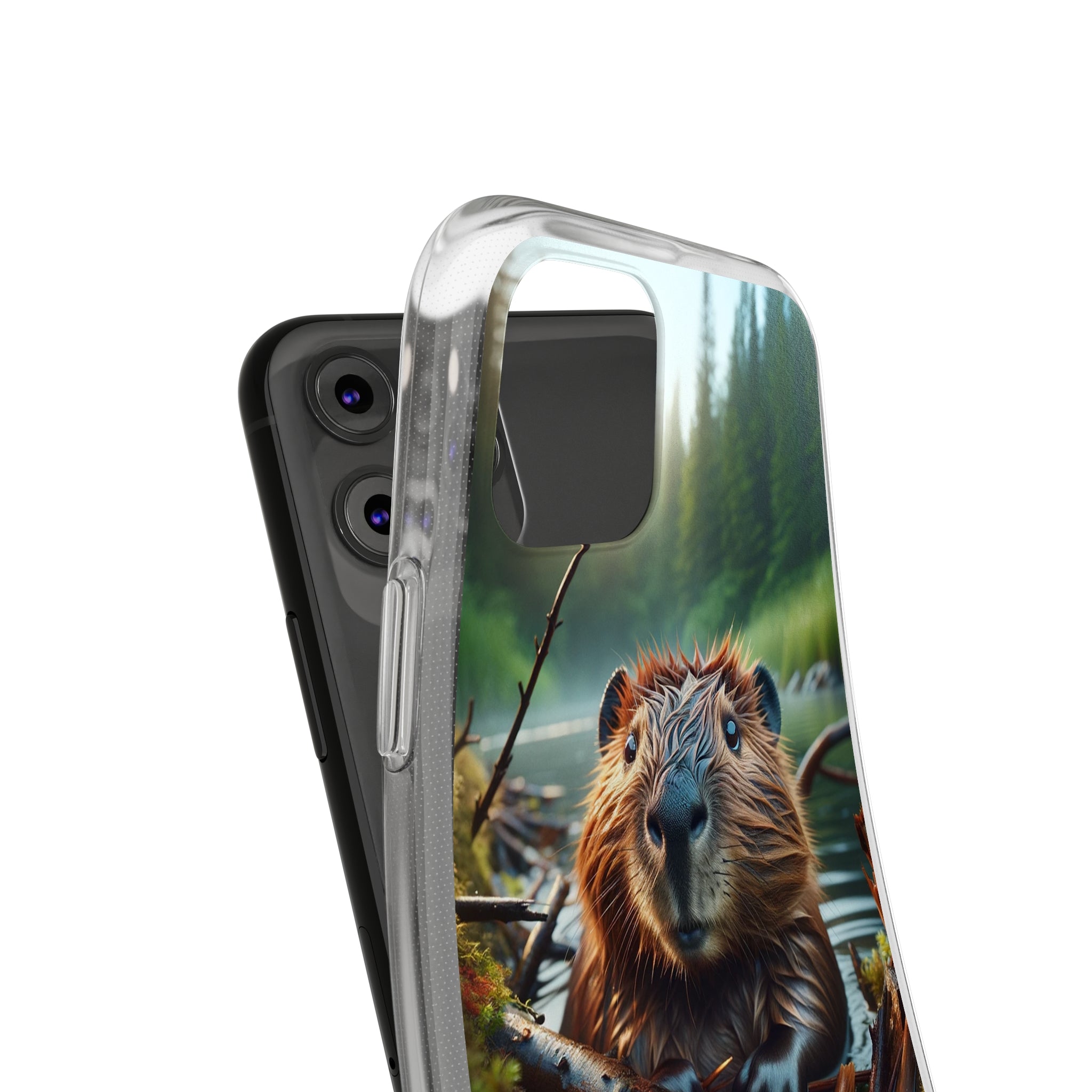 Curious Beaver - Soft Phone Case