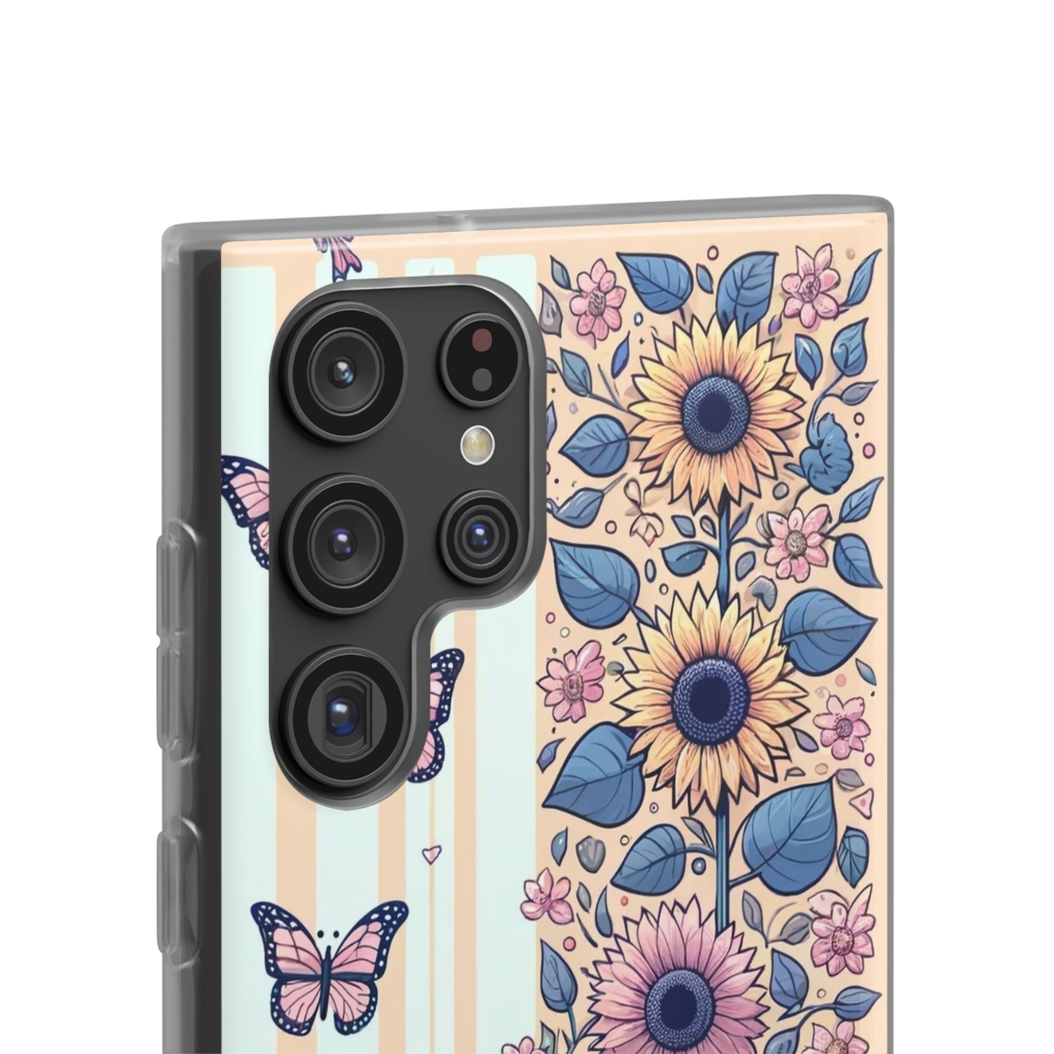 Sunflowers and butterflies - Flexi Case (Samsung only)