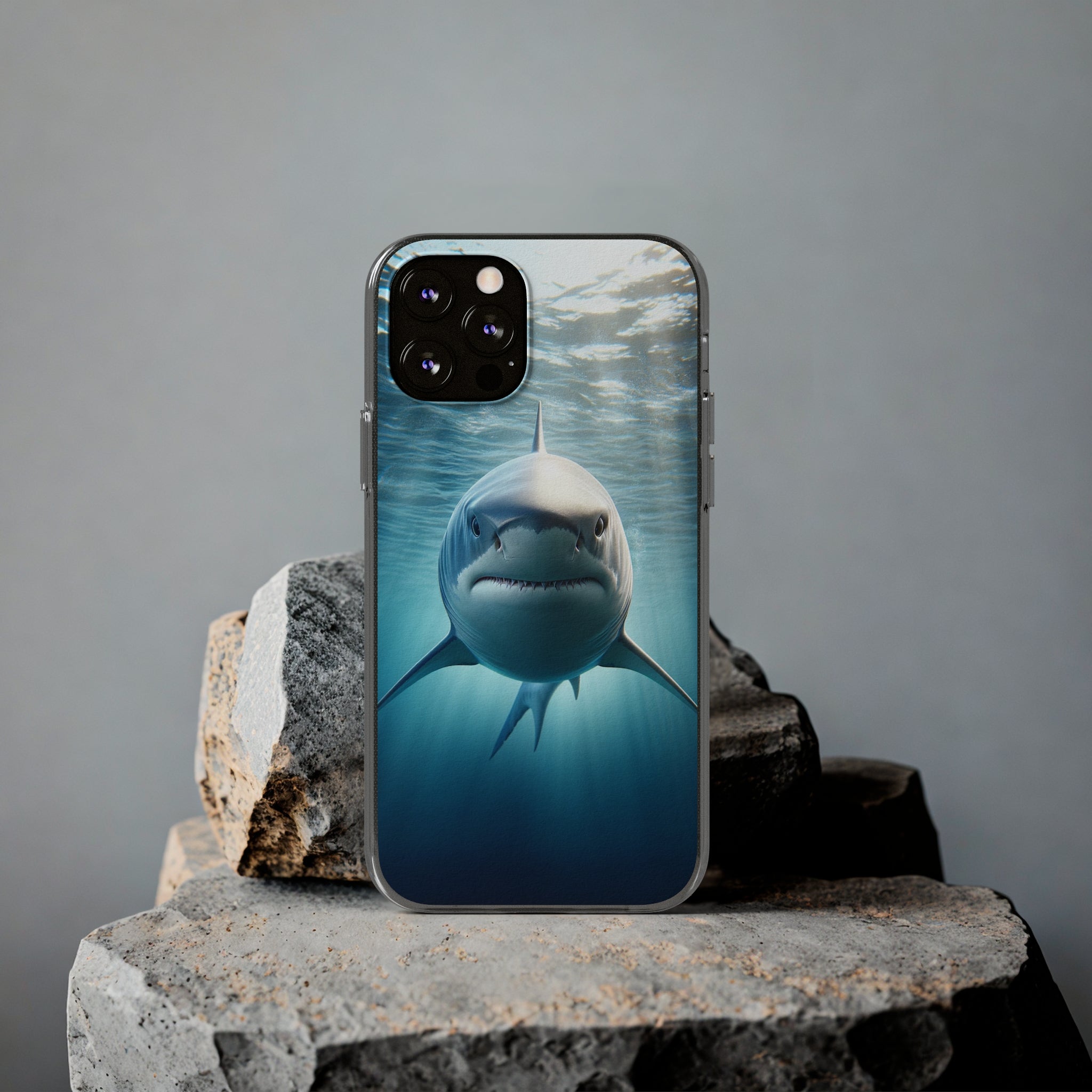 Curious Shark - Soft Phone Case