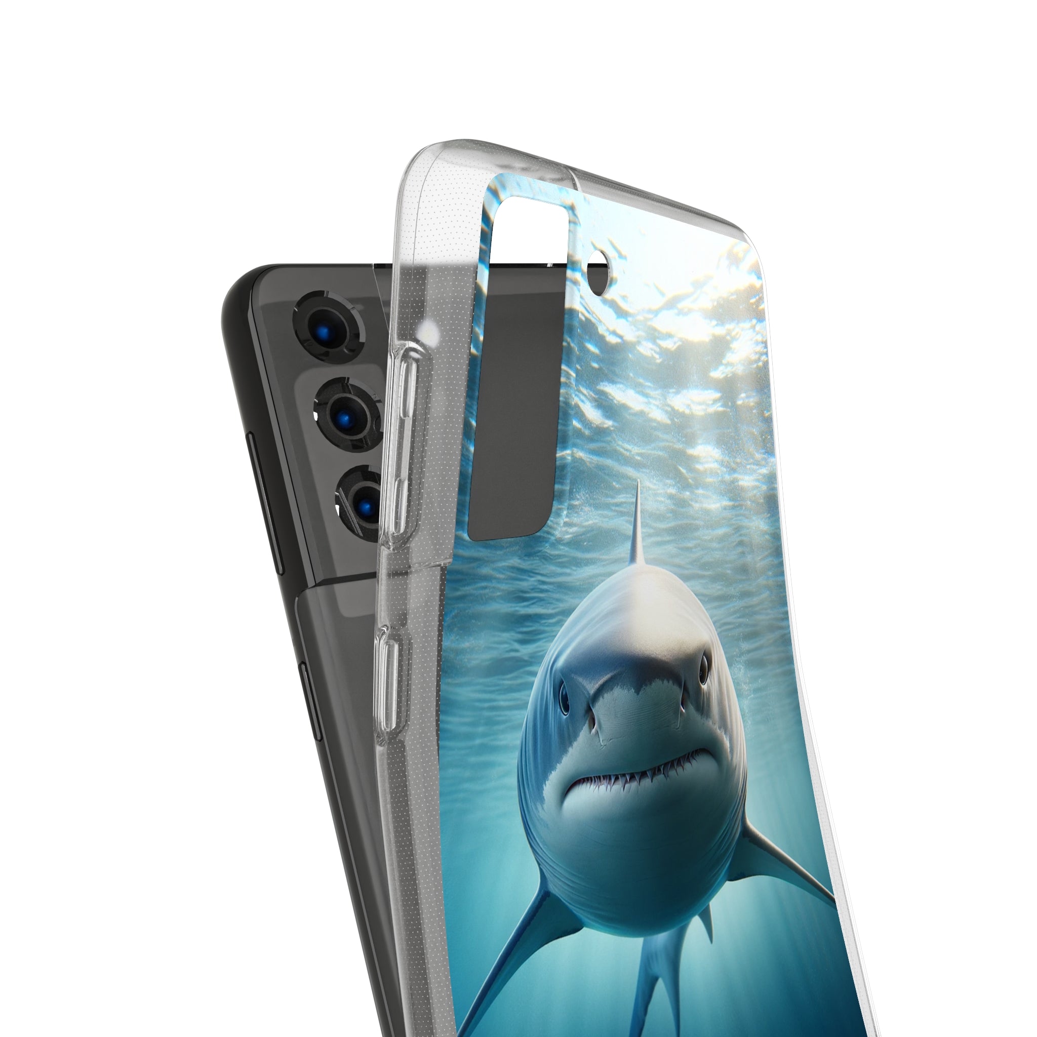 Curious Shark - Soft Phone Case