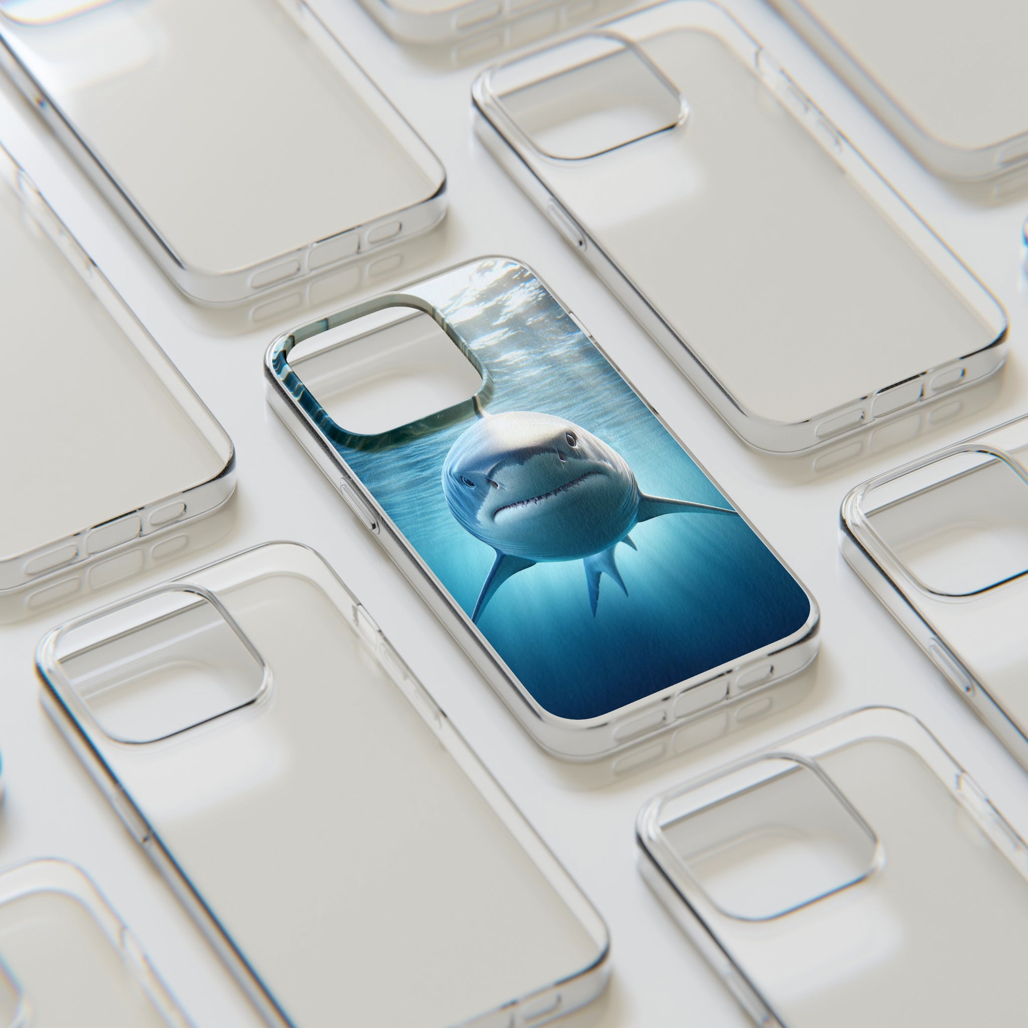 Curious Shark - Soft Phone Case