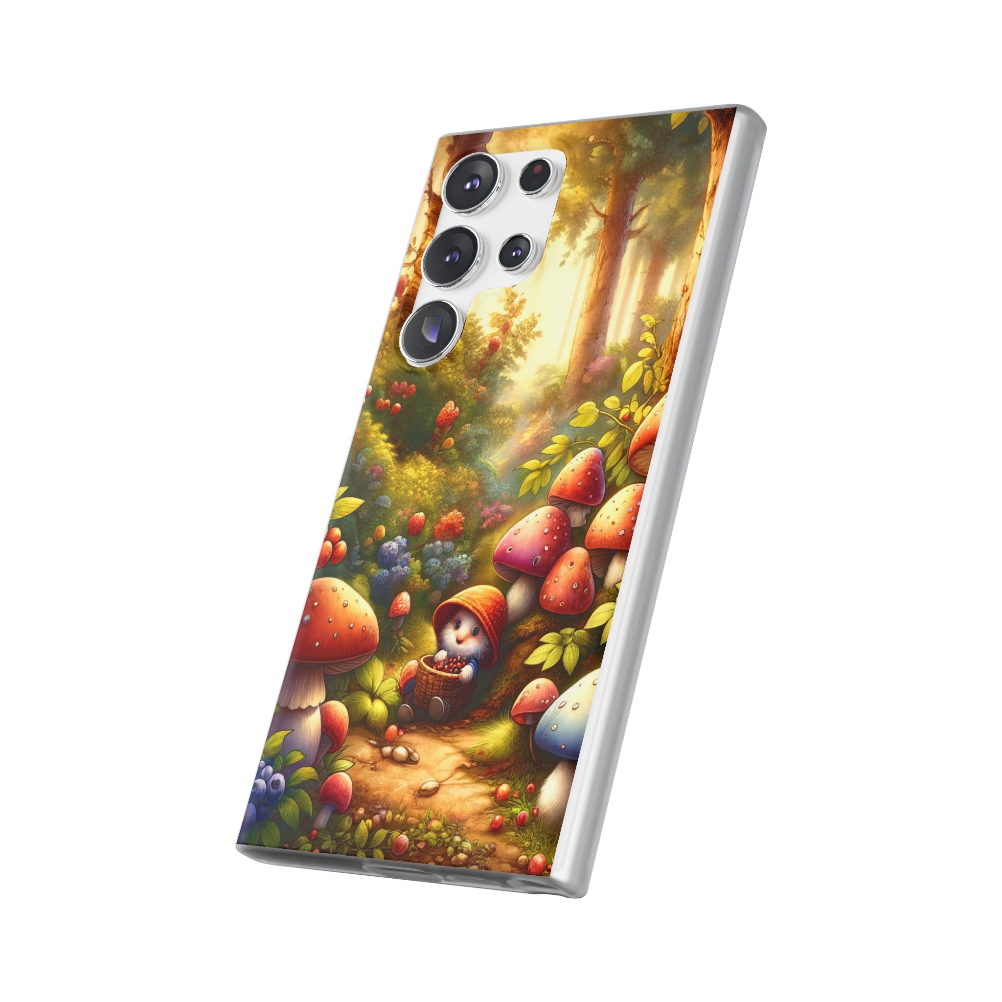 Gnome and mushrooms - Flexi Case (Samsung only)