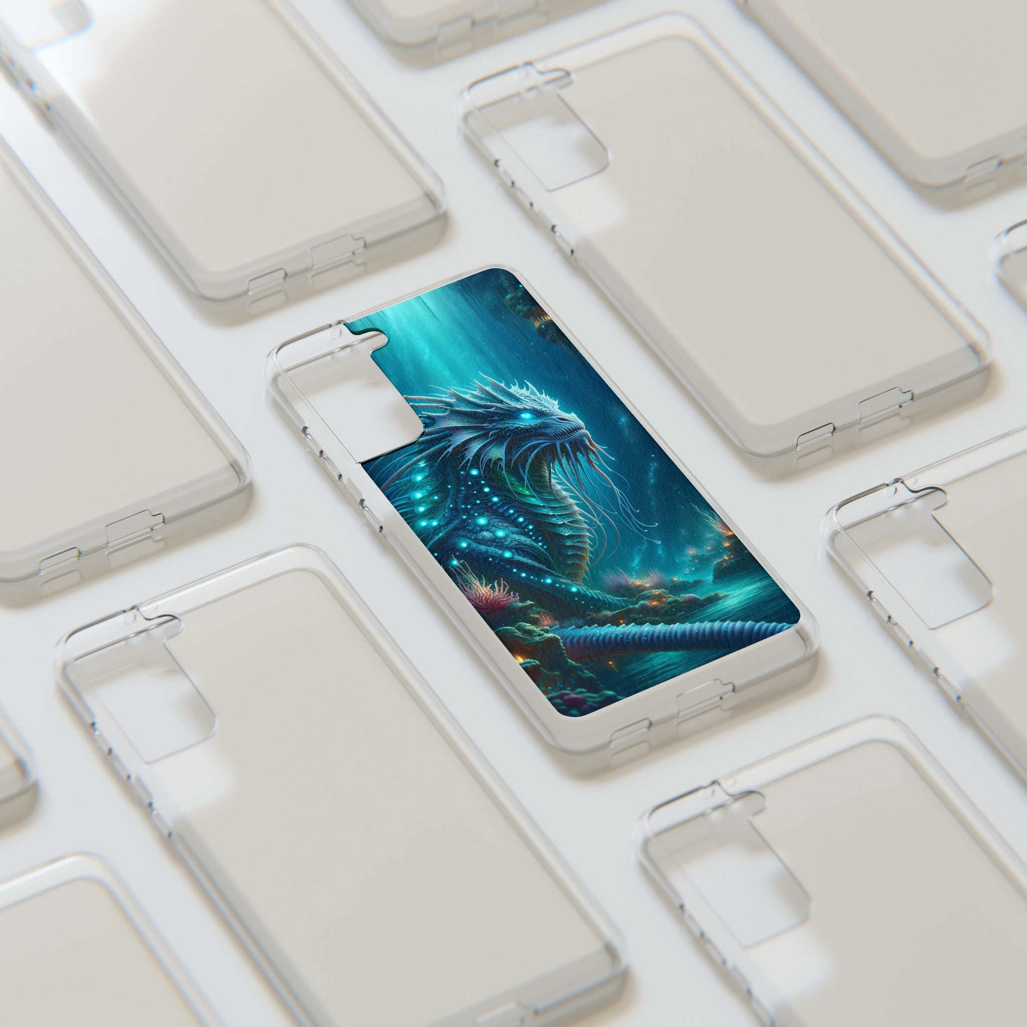 Sea monster - Soft Phone Case